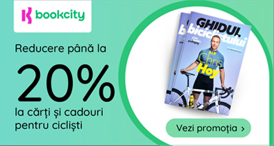 BookCity - reduceri până la 20% pentru cărți și cadouri pentru cicliști