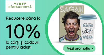 Carturesti - reduceri până la 10% pentru cărți și cadouri pentru cicliști