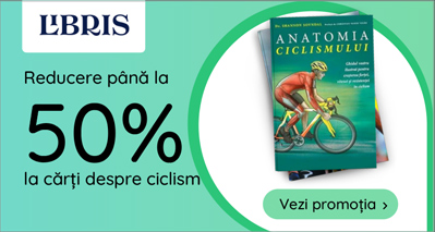 Libris - reduceri până la 59% pentru cărți despre ciclism