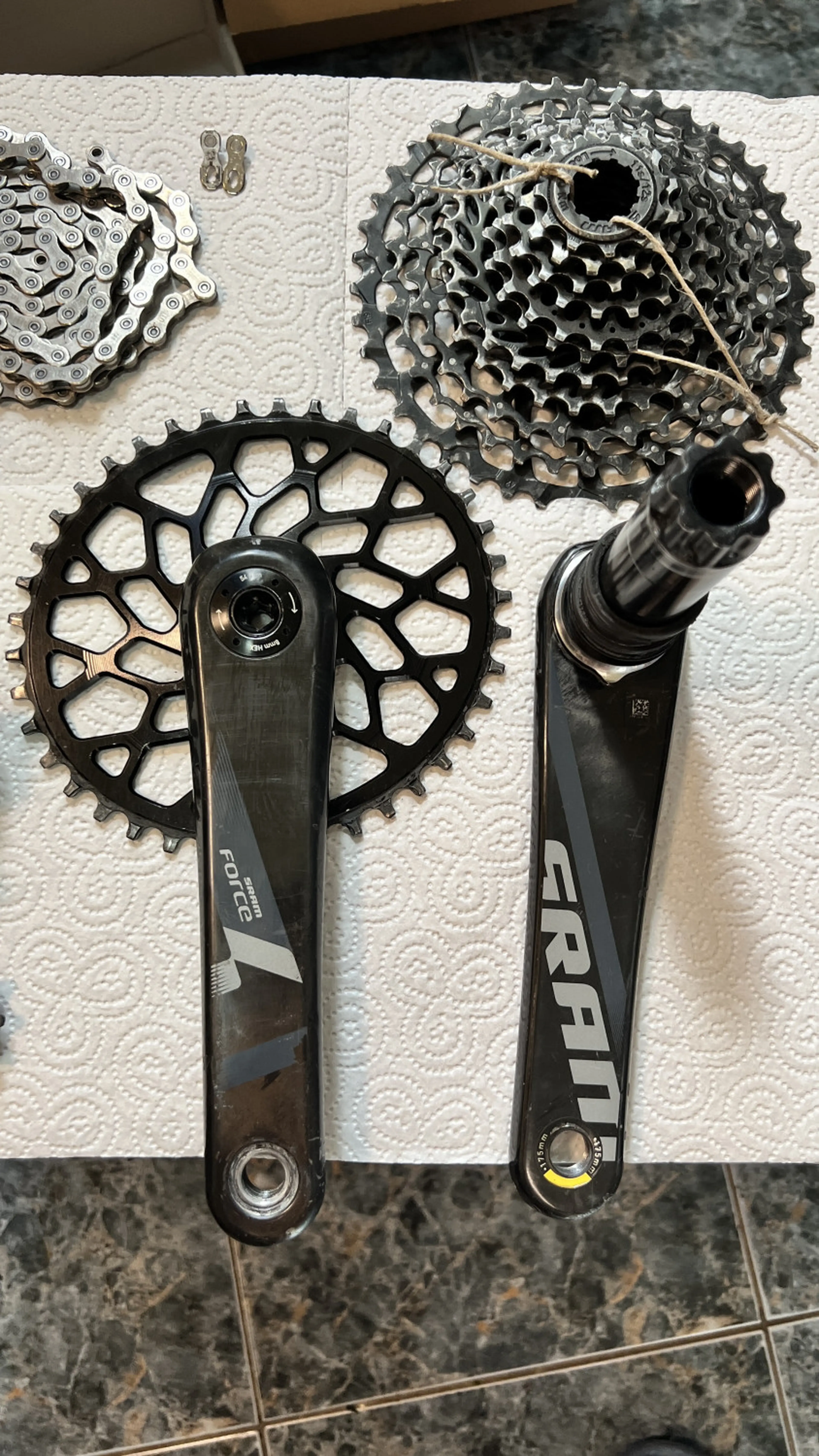3. Groupset complet Sram Force CX1 1x11