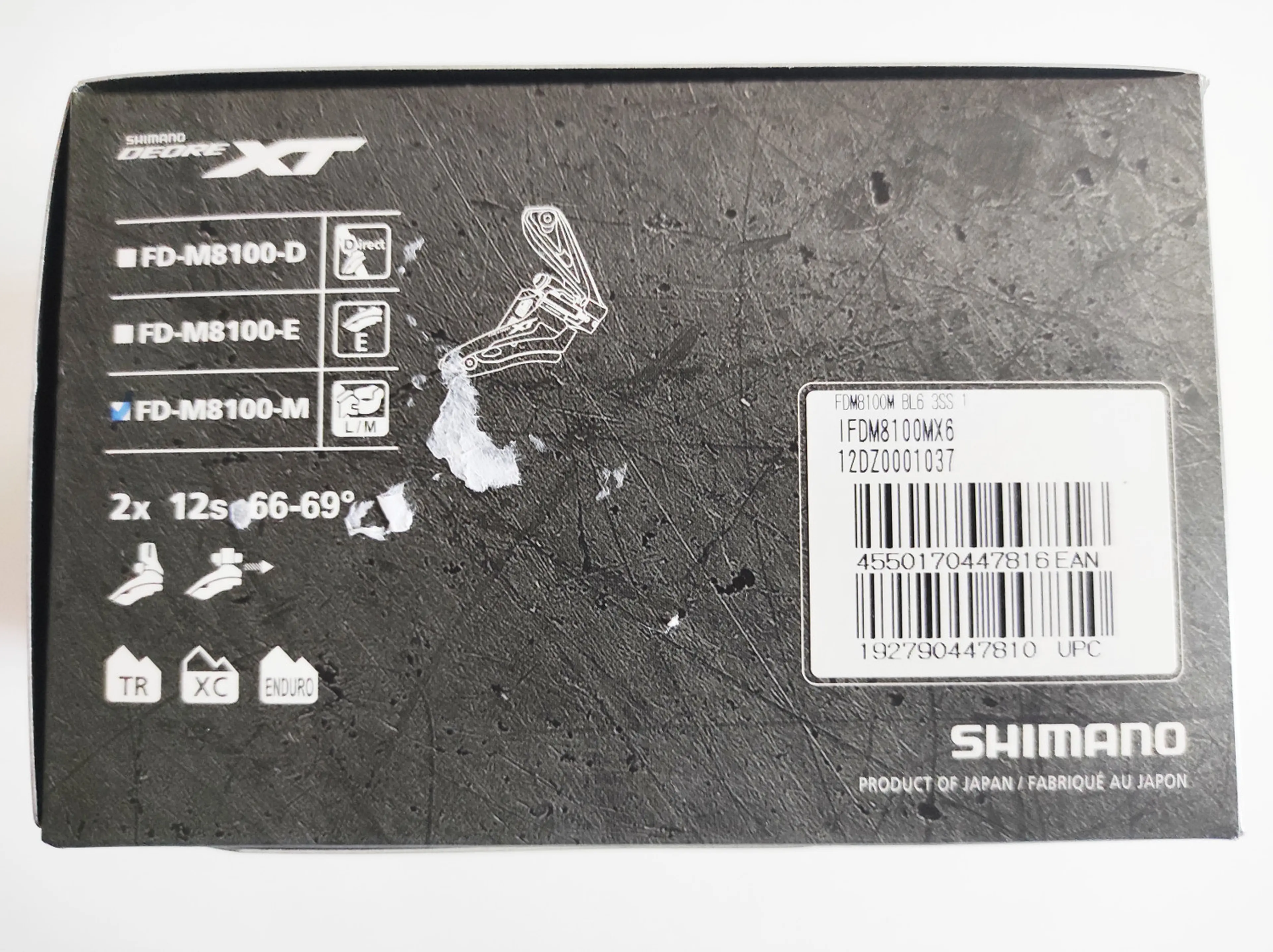 5. Schimbatoare foi Shimano XT FD-M8100 2x12v. noi