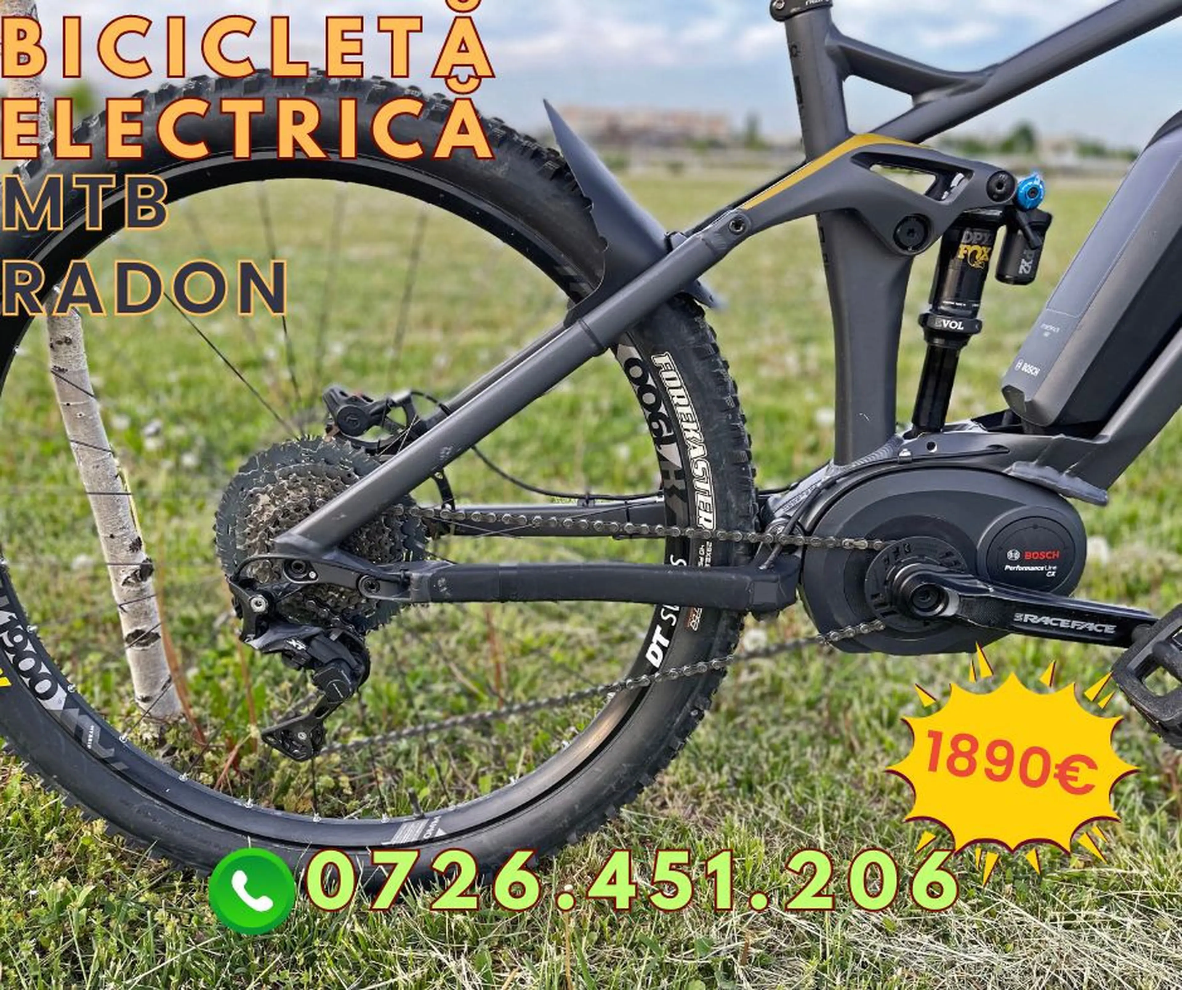 4. Bicicleta electrica E-Bike MTB 29+ Fox XT Enduro All-Mountain