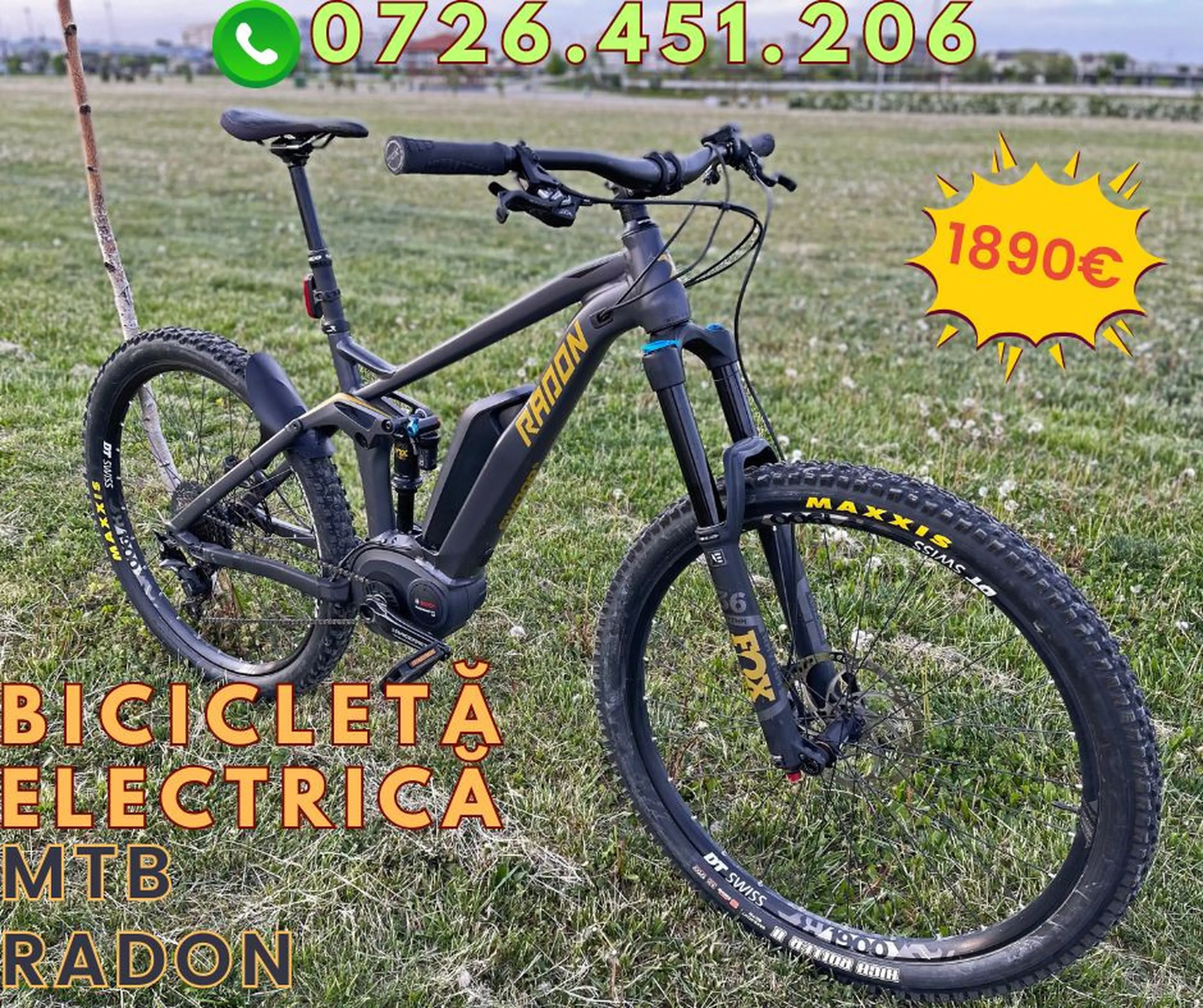 5. Bicicleta electrica E-Bike MTB 29+ Fox XT Enduro All-Mountain