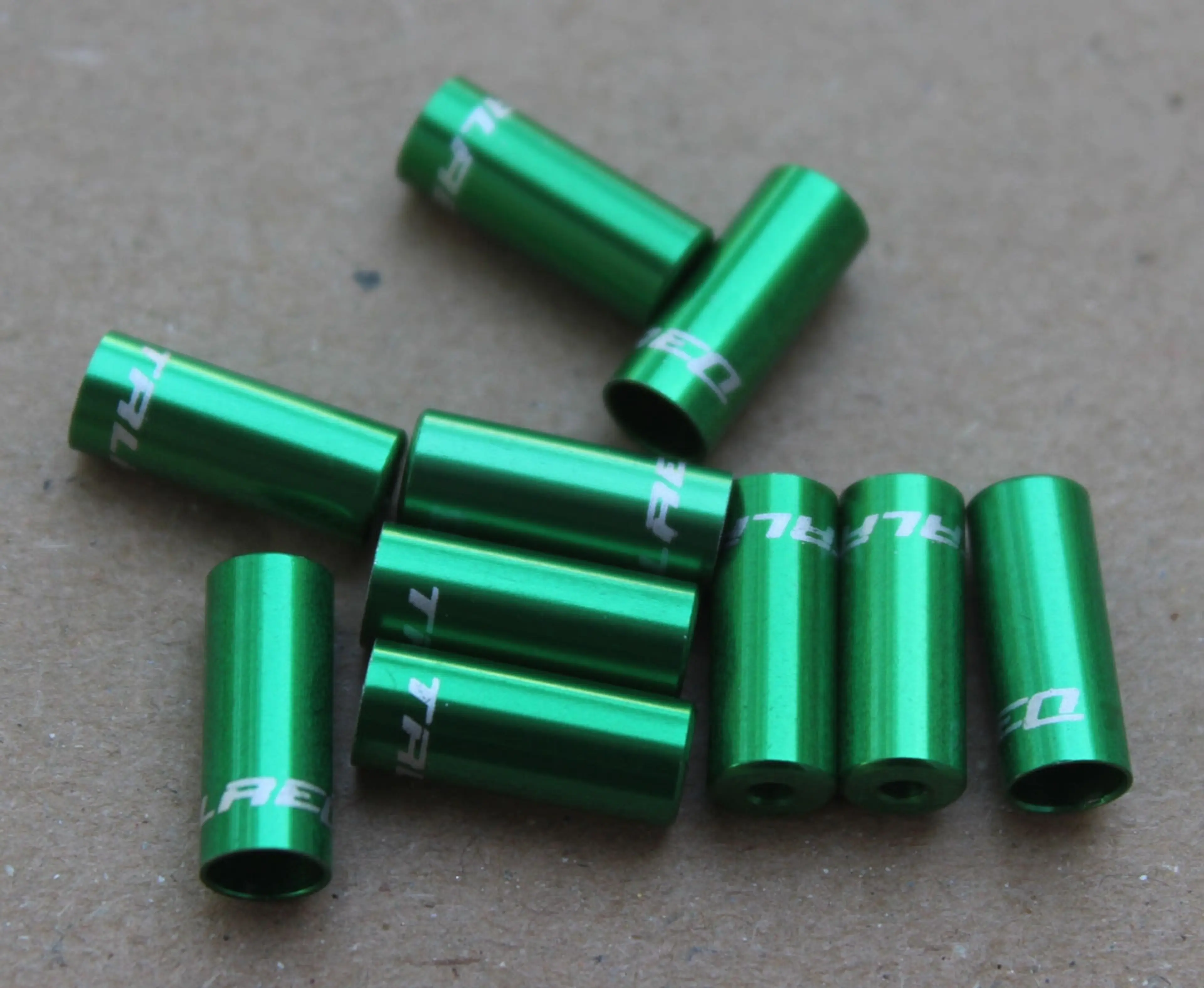 3. Capat camasa frana aluminiu 5mm - set 10buc. verde