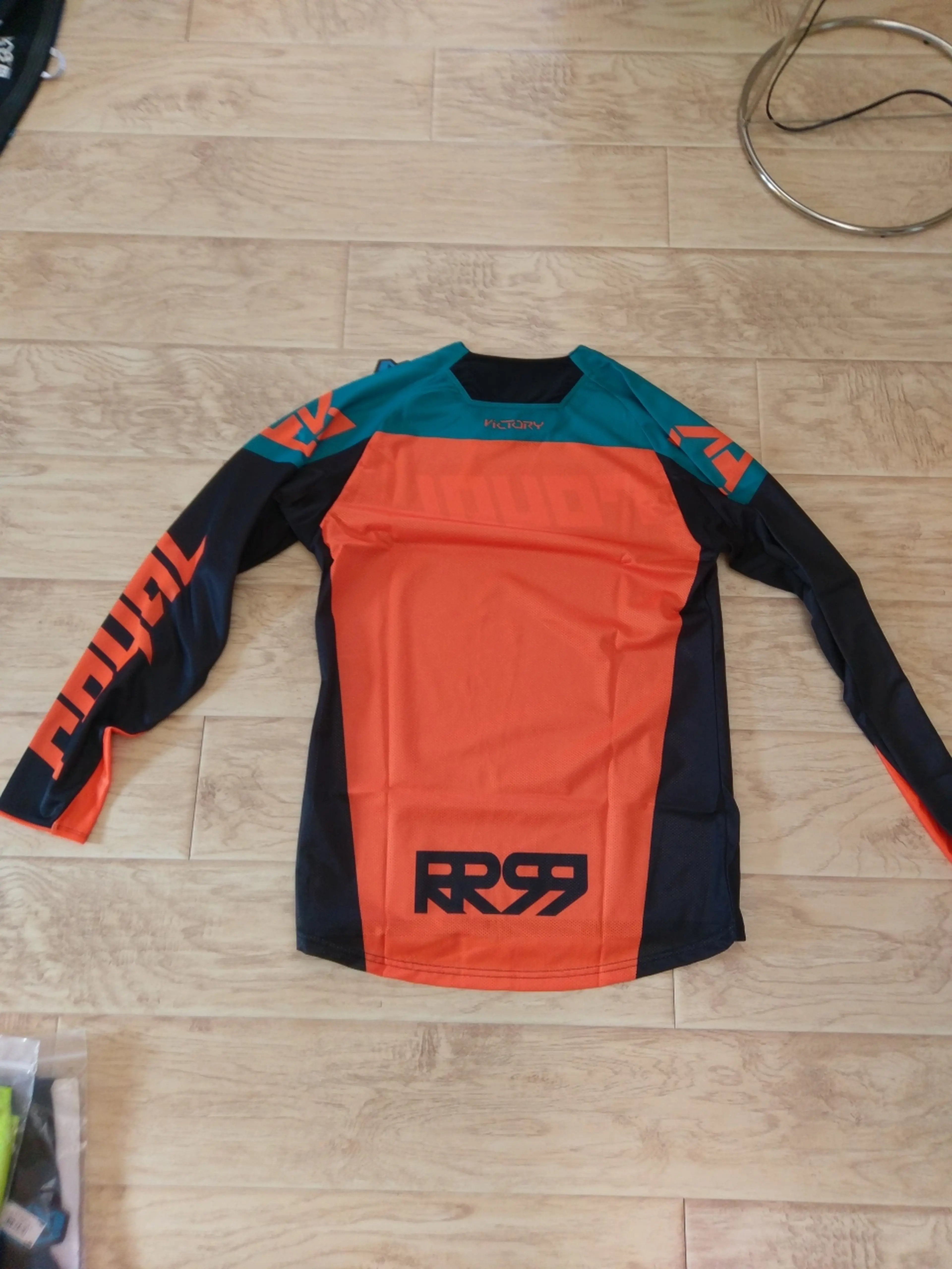 2. Jersey Downhill/Enduro Royal Racing Victory Race LS Black Teal Orange