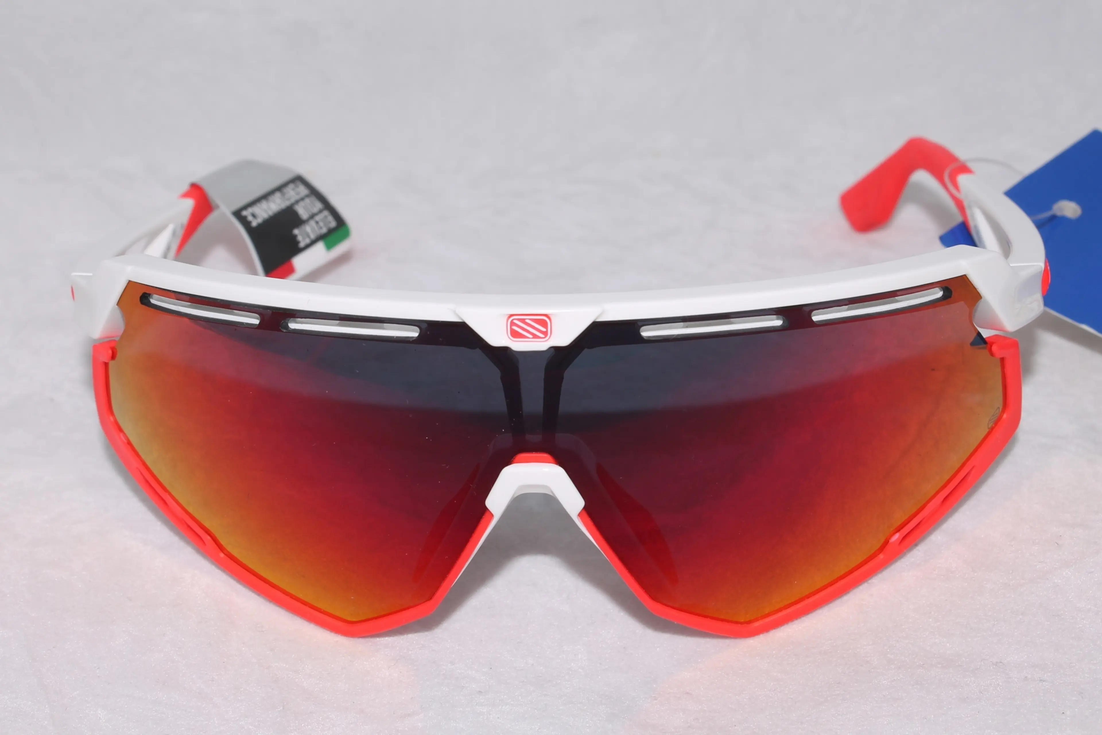 1. Ochelari Rudy Project Defender White Gloss - RP Optics Multilaser Red