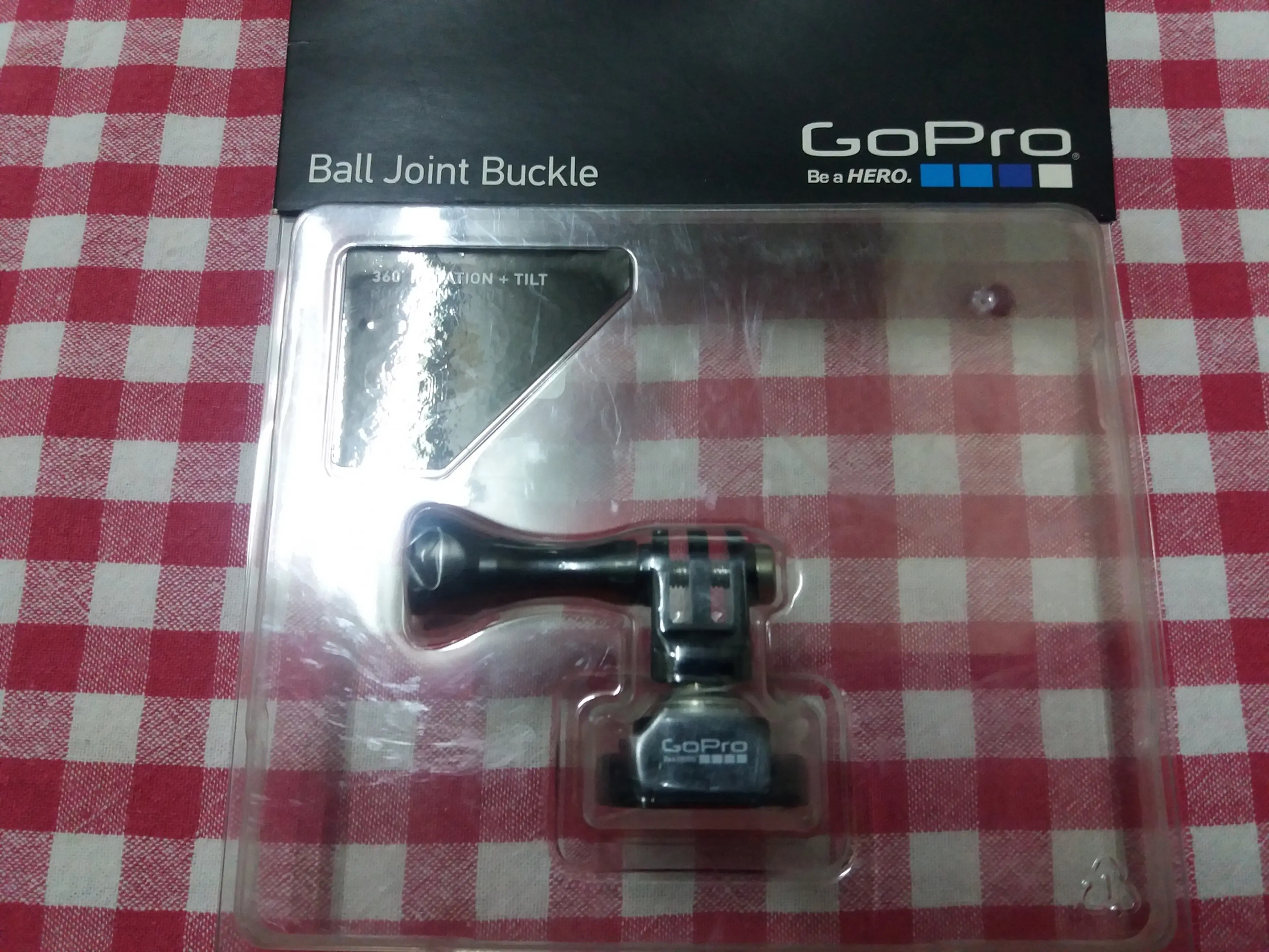 6. GoPro - Ball Joint Buckle - prindere rapida cu articulatie pivotanta rotire 360°