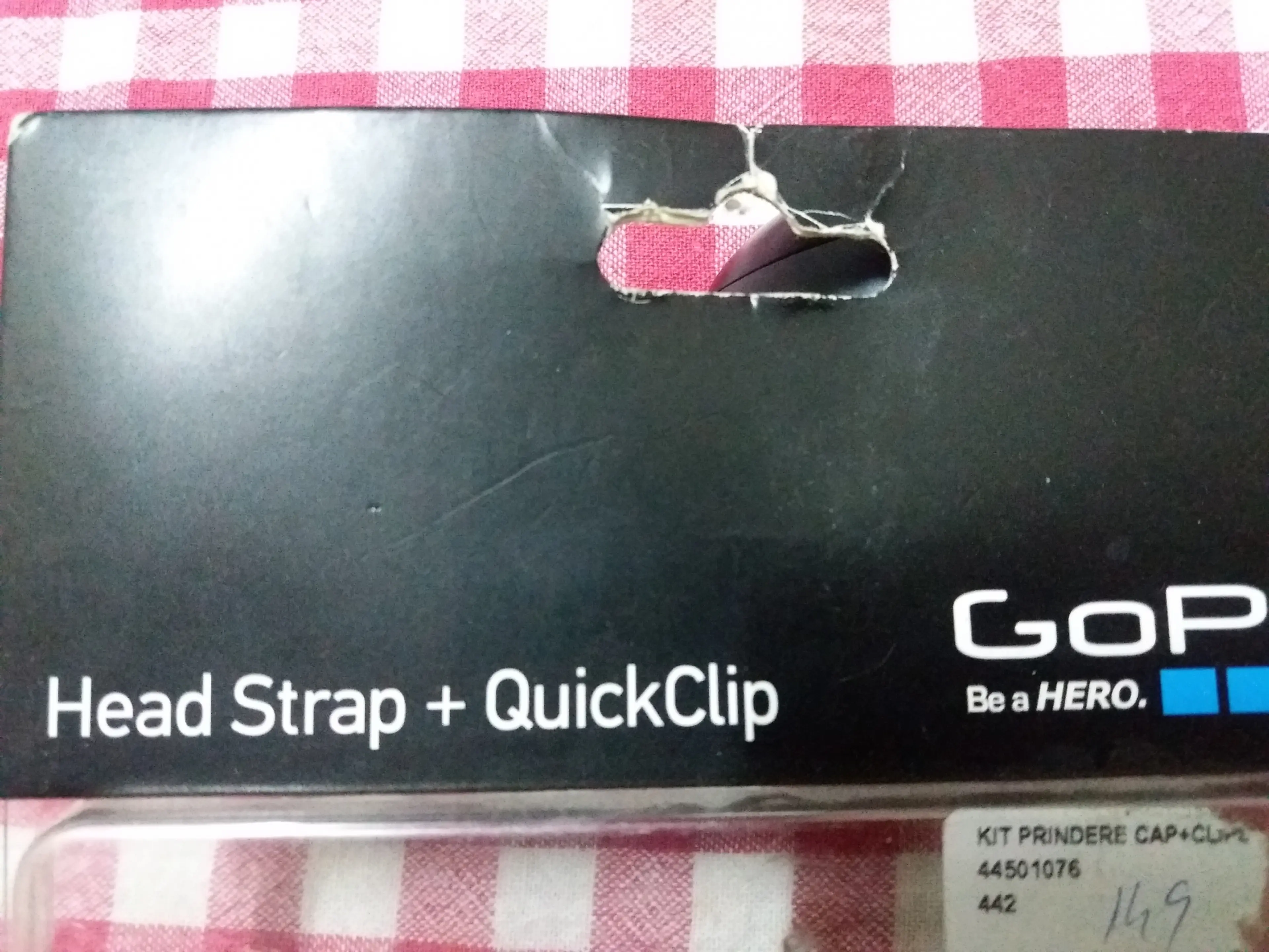 2. GoPro - Head Strap + QuickClip - Ham de cap + clips sapca / curea