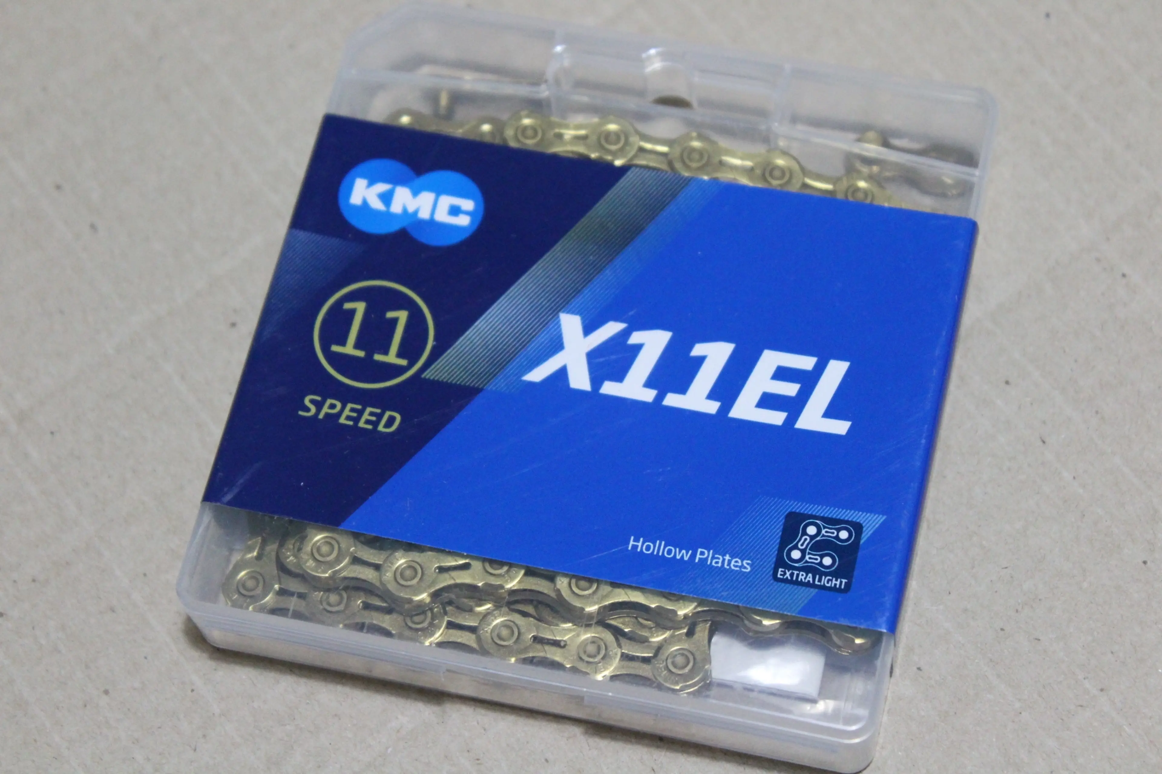 1. KMC X11EL Ti-N + quick link 118L hollow plate