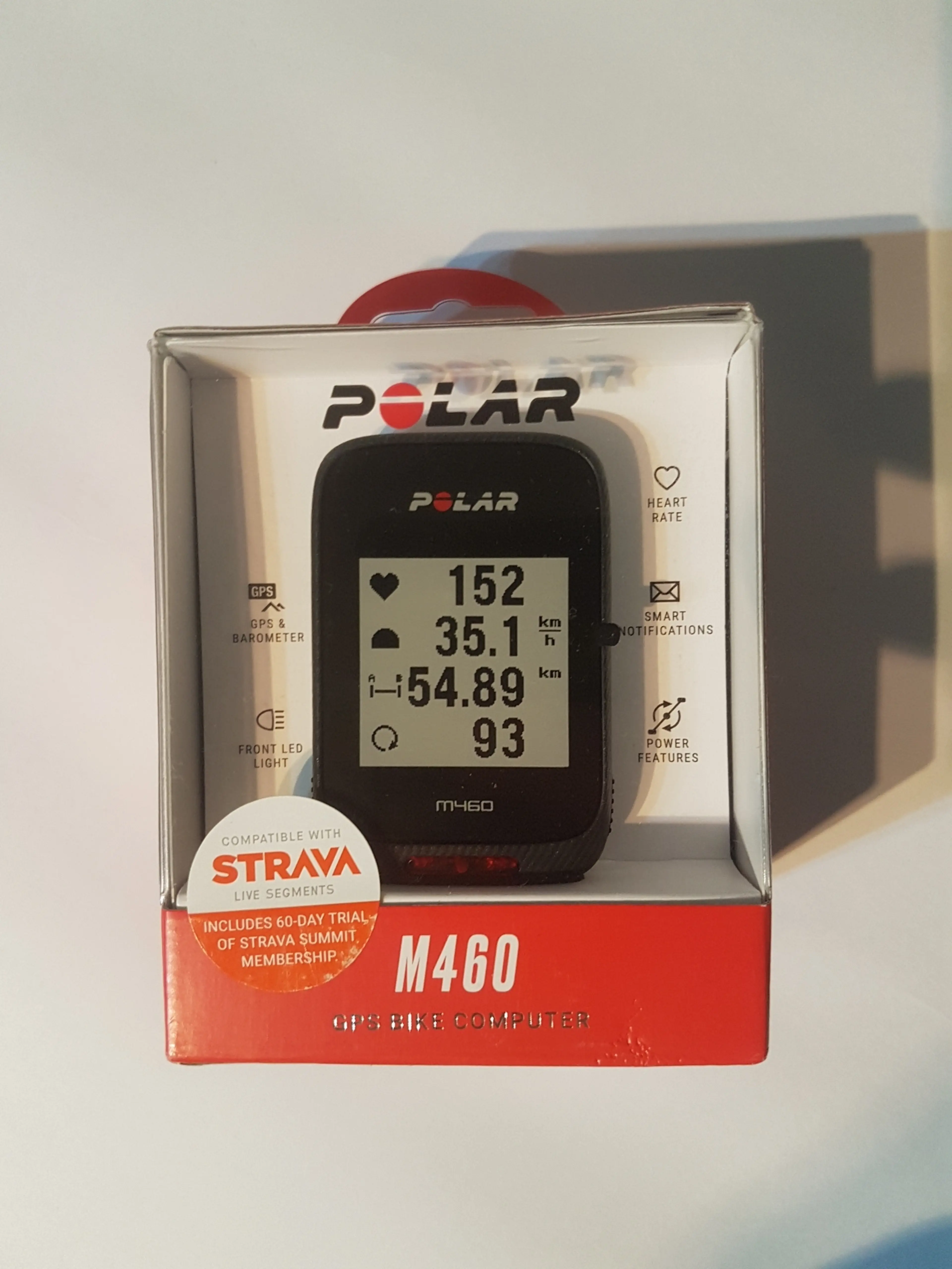 Image Ciclocomputer Polar M460 GPS Negru si Polar Smart Speed and Cadence Bluetooth®