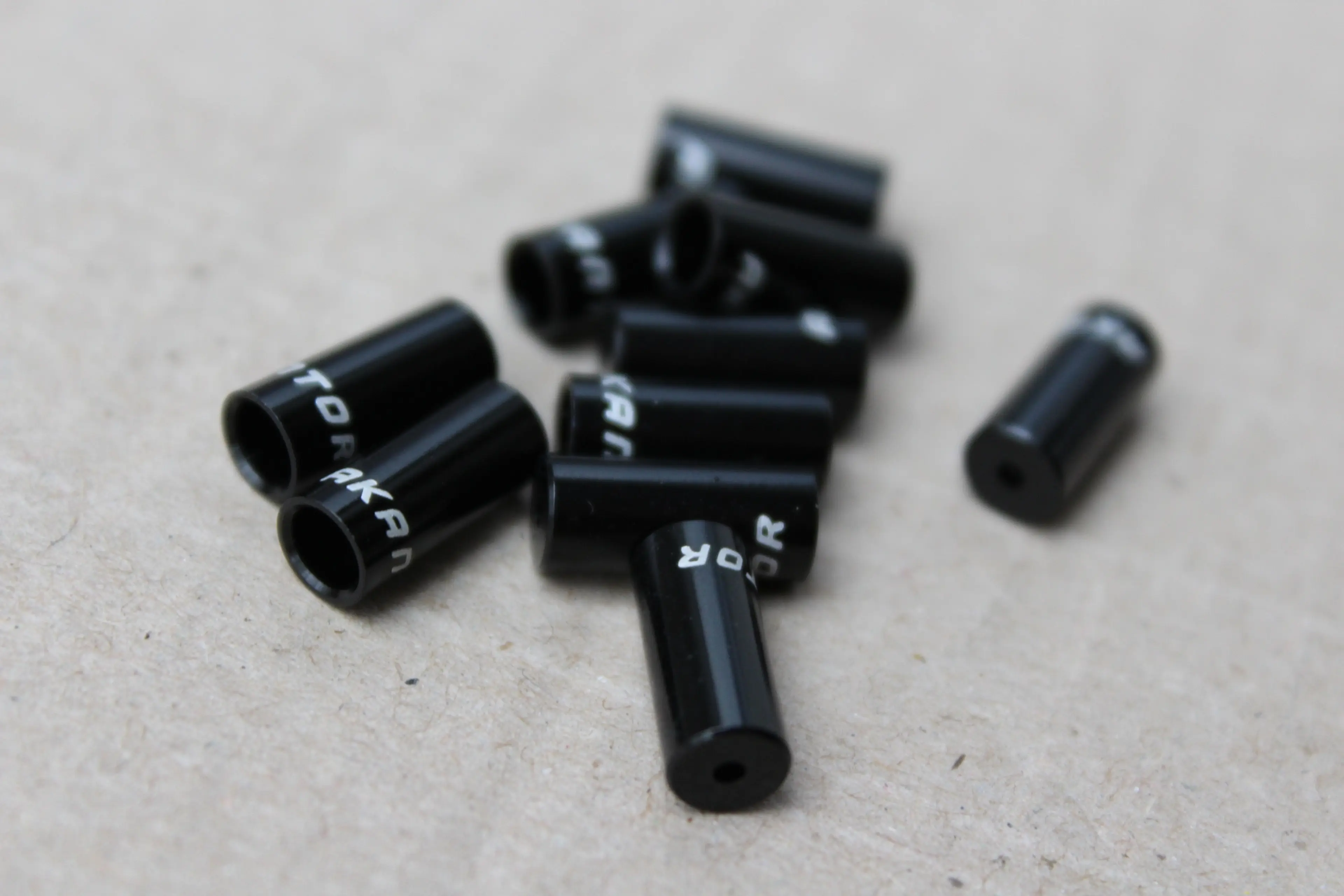 Image Capat camasa schimbator aluminiu 4mm - set 10buc. negru