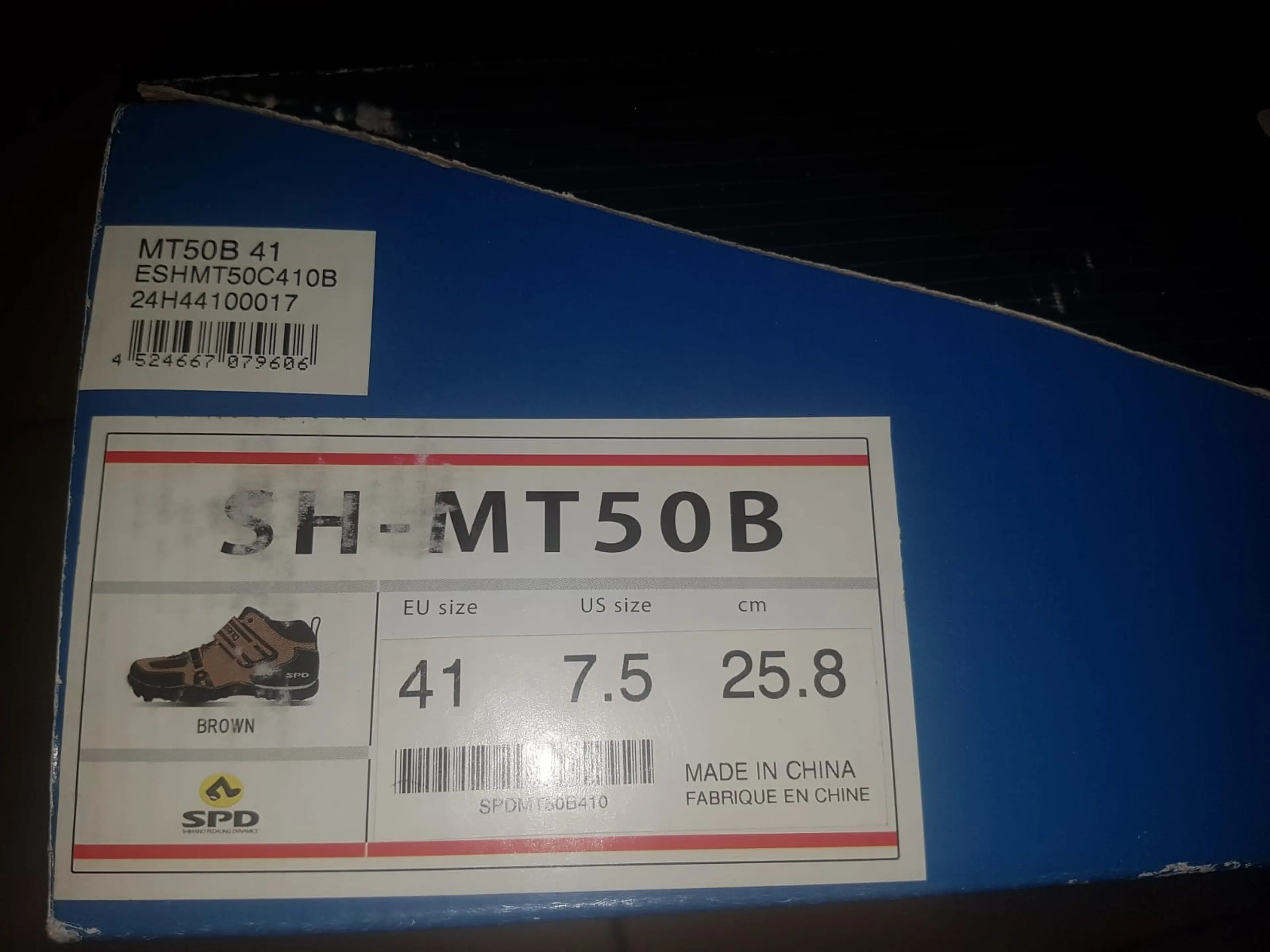 5. Vand pantofi ciclism Shimano MT-50B, marimea 41