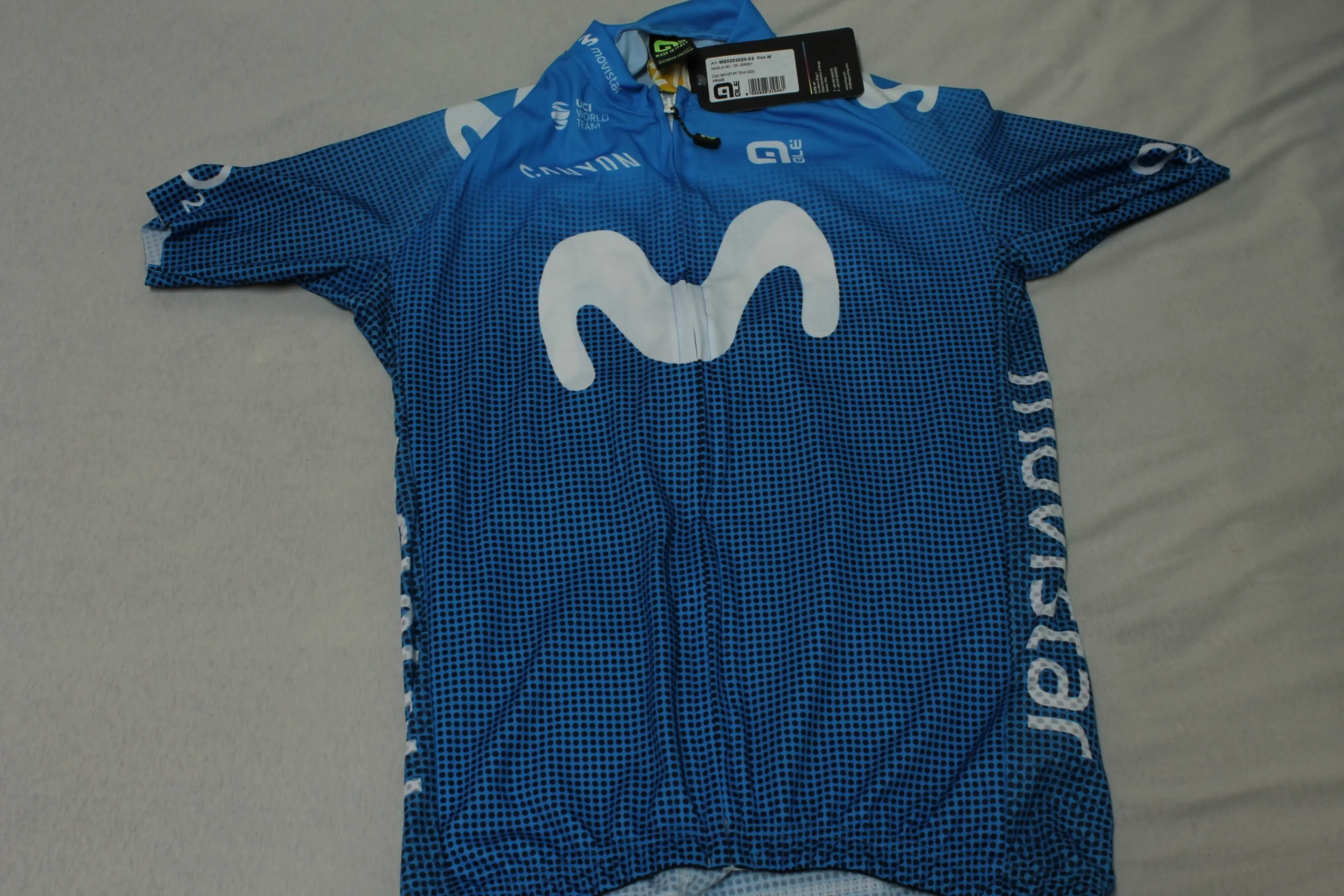 1. Tricou Ale Cycling Movistar Maglia MCSS marimi M L XL NOI