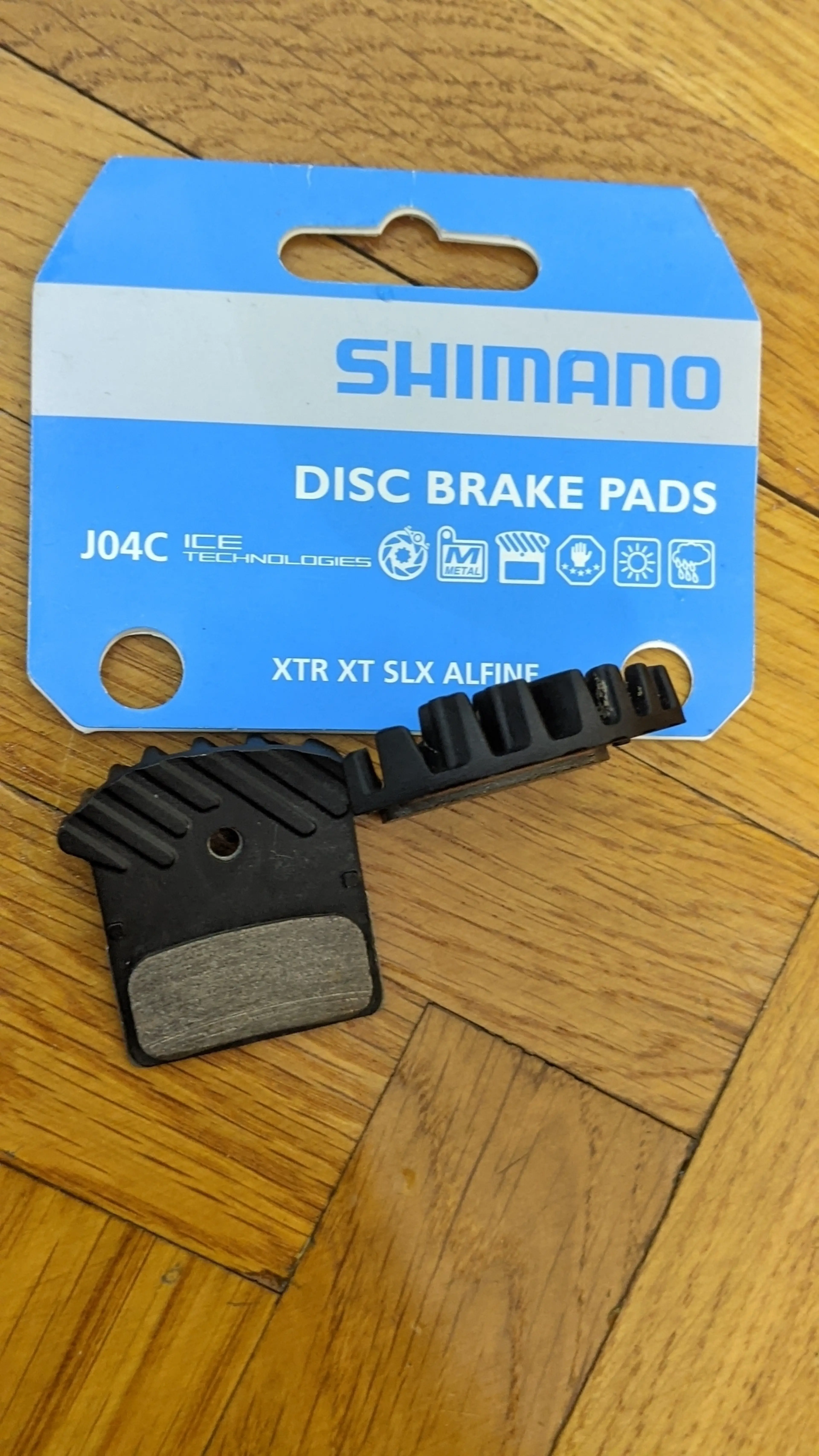 2. Placute de frana / brake pads Shimano J04C Metal