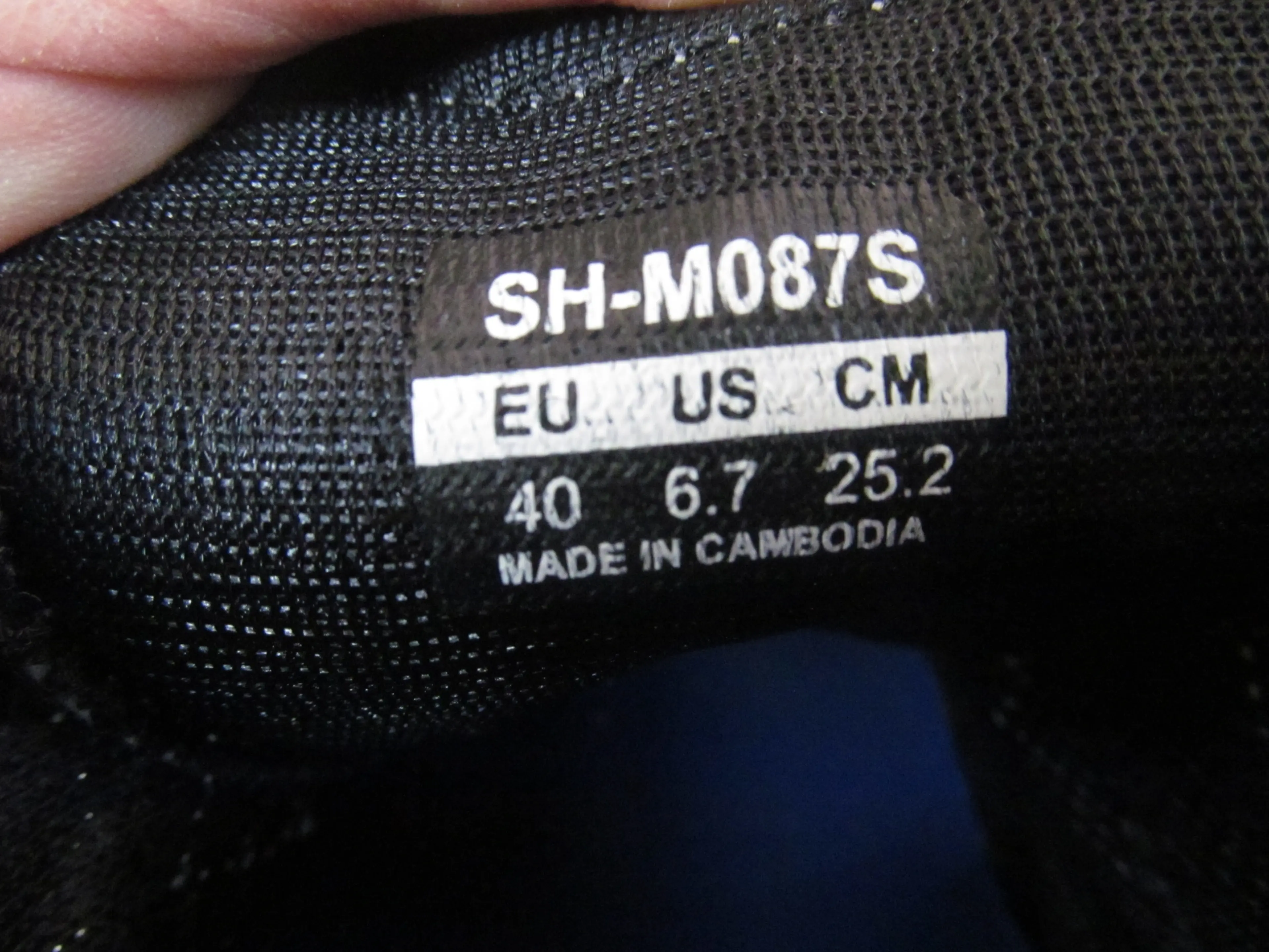 3. Pantofi Shimano SH-M087S nr 40, 25.2 cm