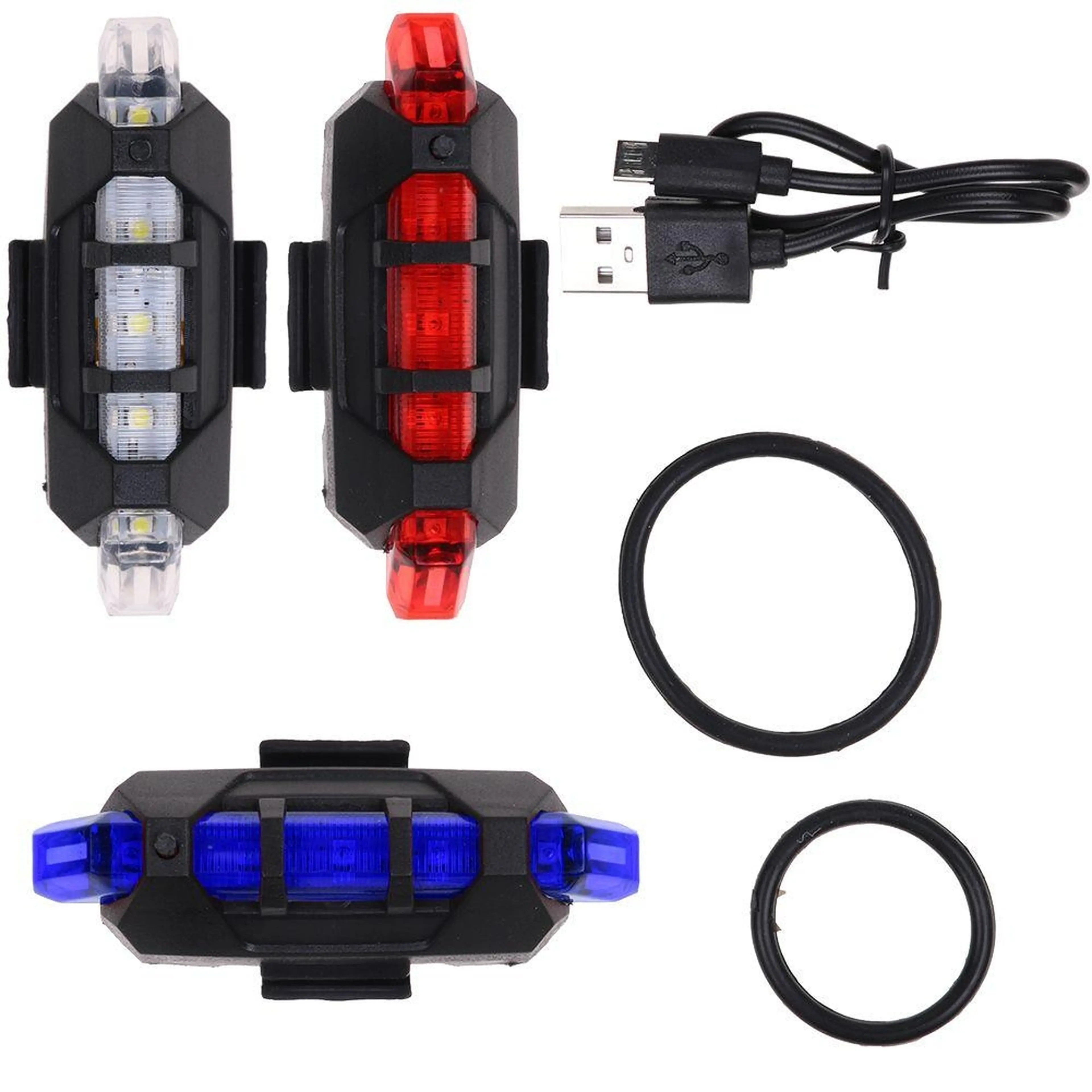 3. [-50%] 5 LED bar REincarcabile- Lumini / Far/ Lanterna /Stop Bicicleta