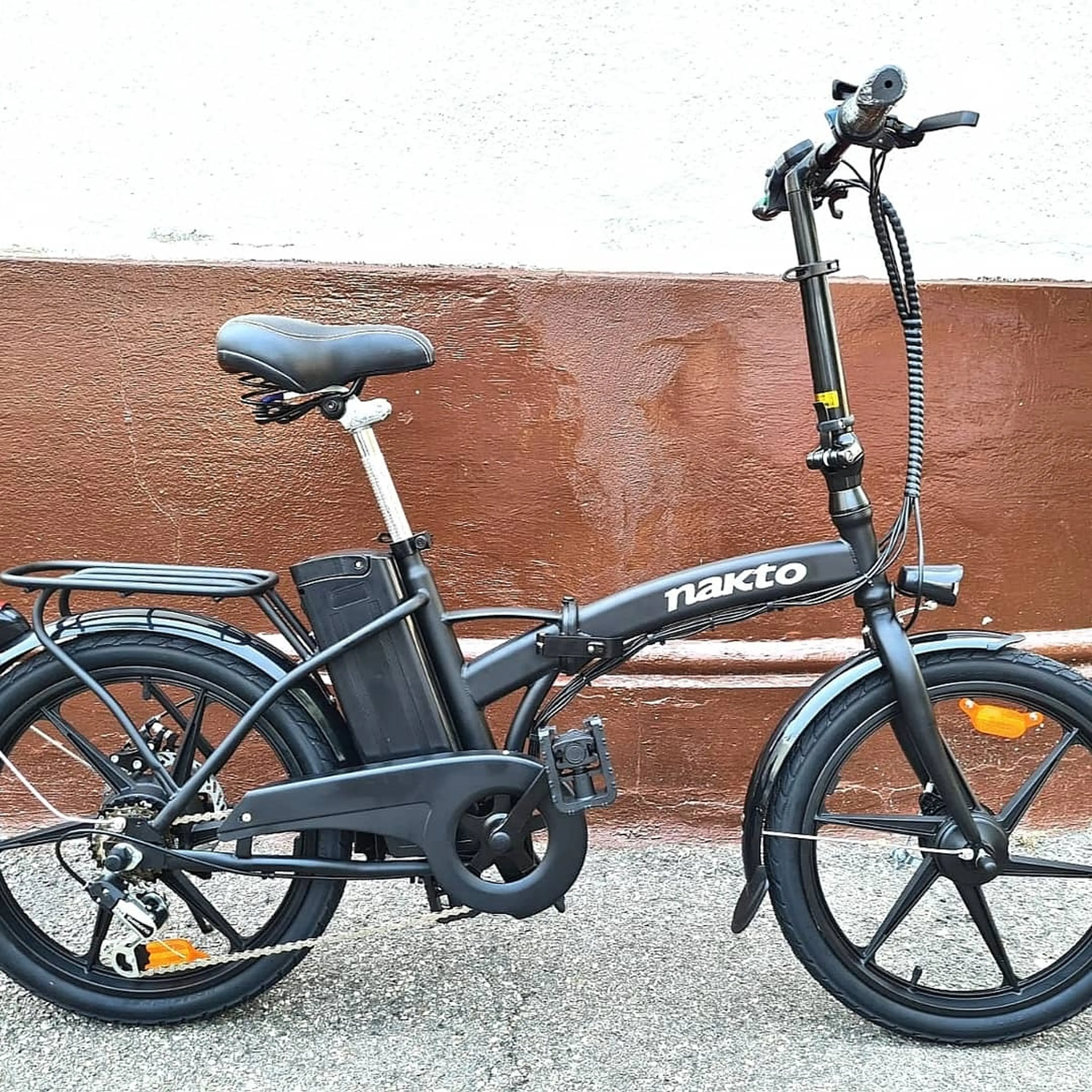 Image Bicicleta Pliabila Nakto Electrica / roti magneziu 20"/ motor 350 w