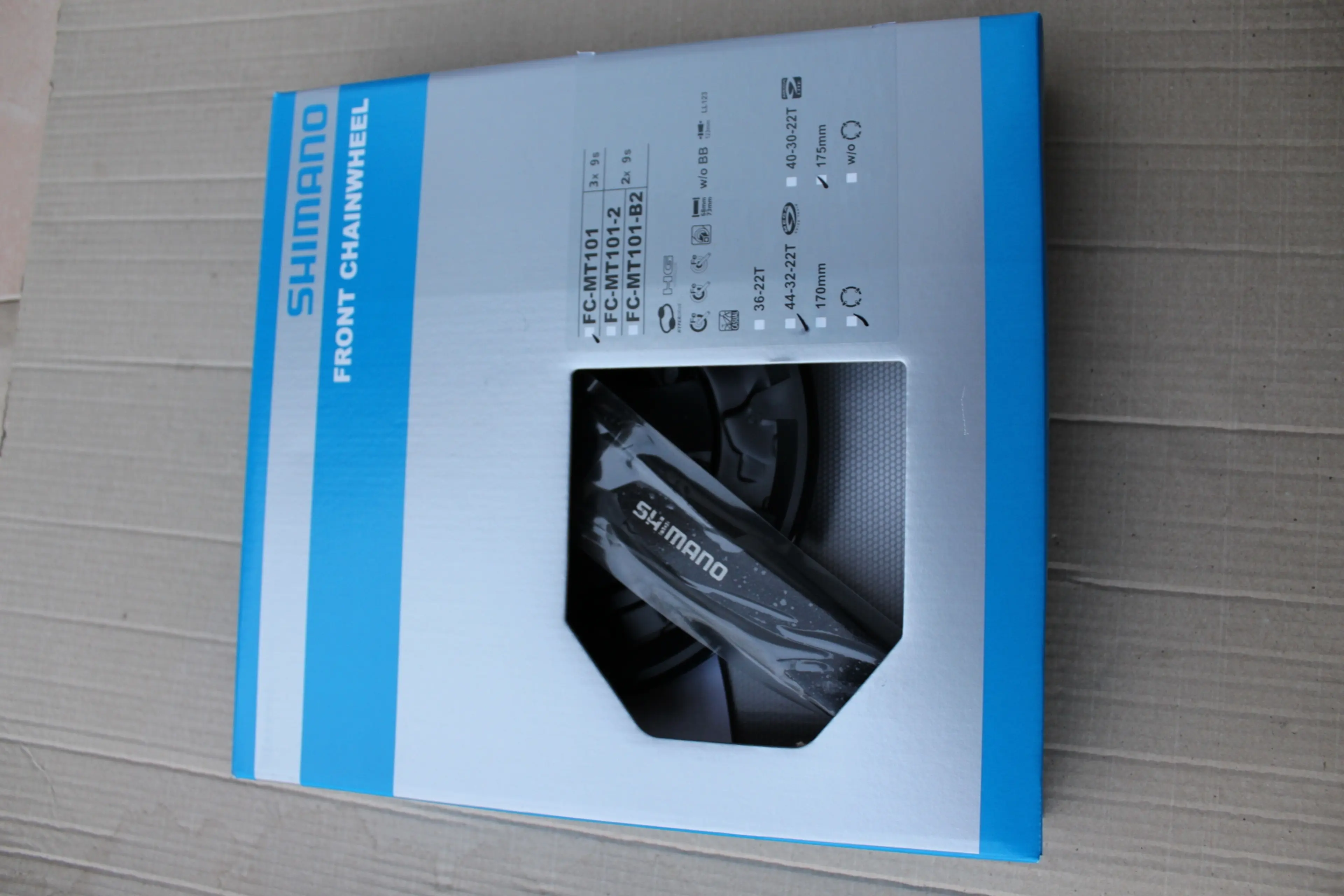 4. Shimano FC-MT101 3x9-vit. angrenaj 44/32/22