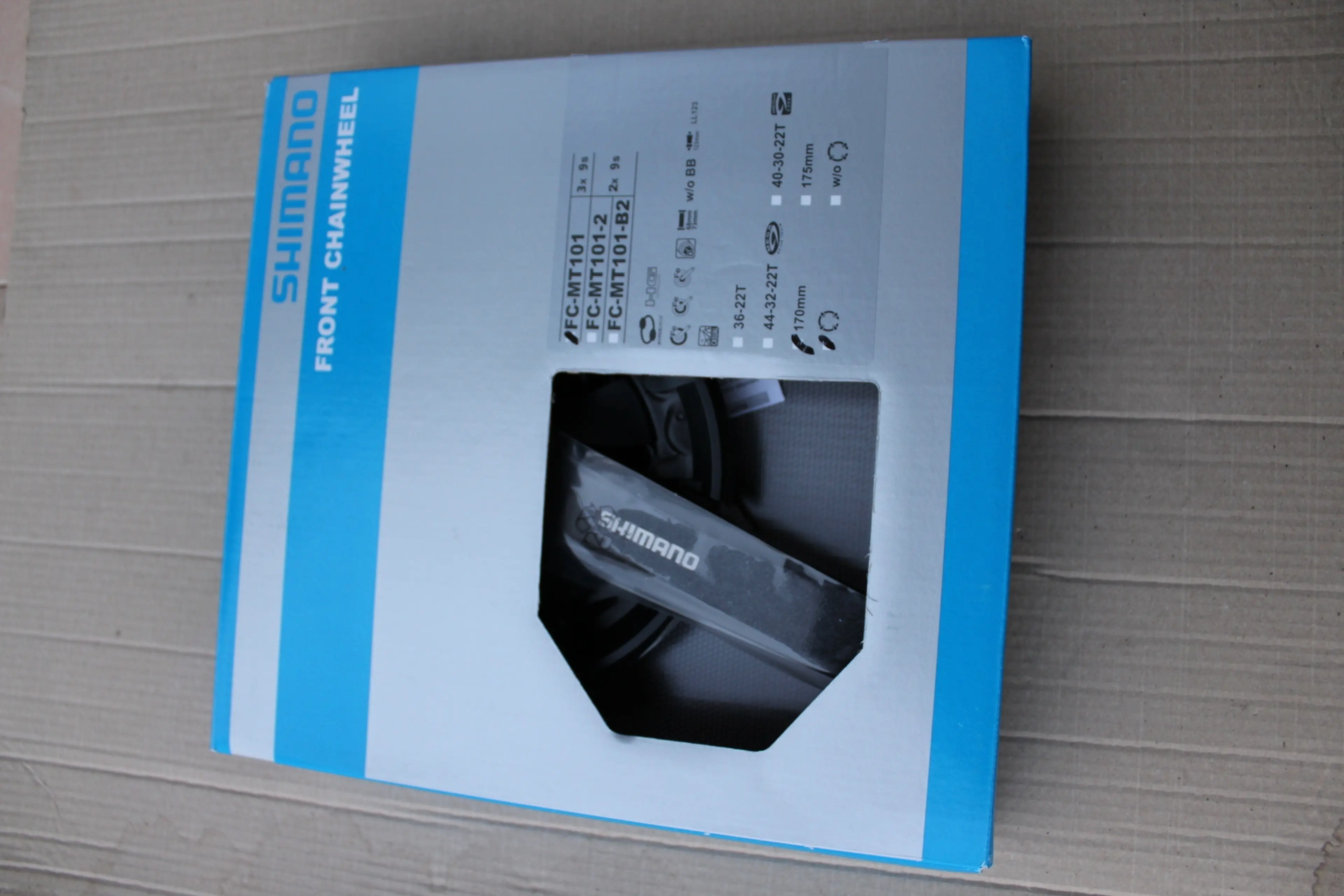 4. Shimano FC-MT101 3x9-vit. angrenaj 40/30/22