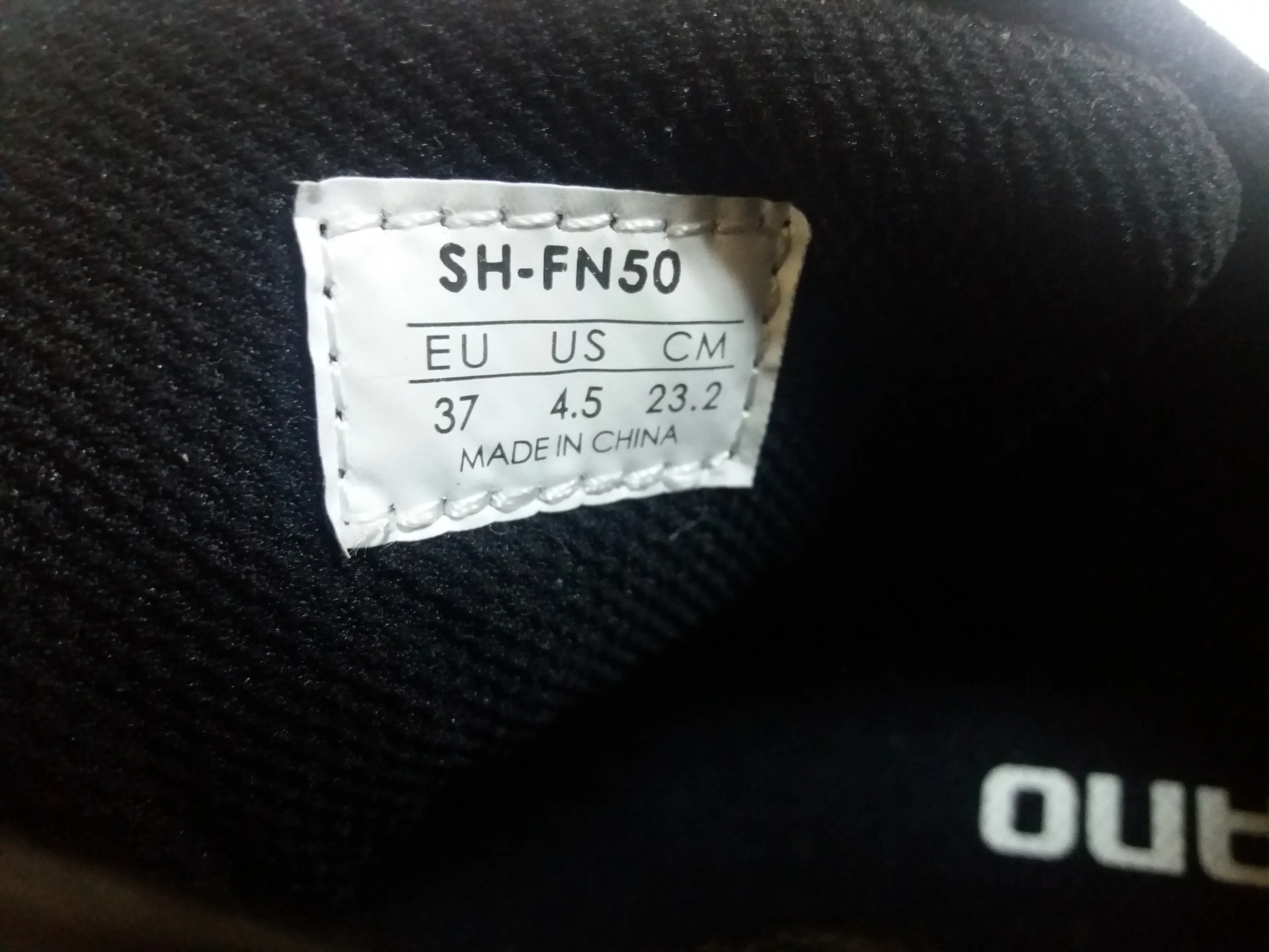 2. Pantofi Shimano SH-FN50 / Noi