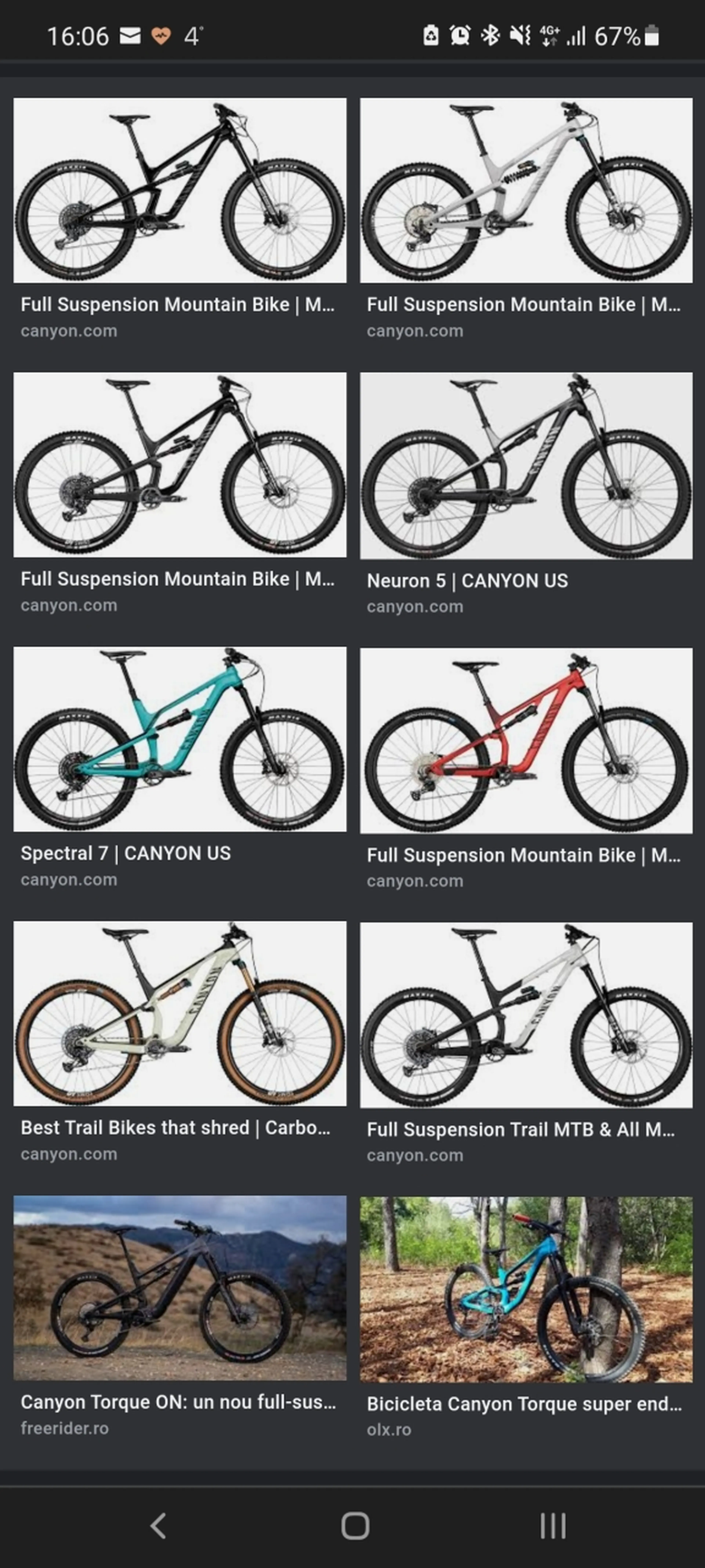 1. Cumpăr o bicicleta full suspension îngrijită