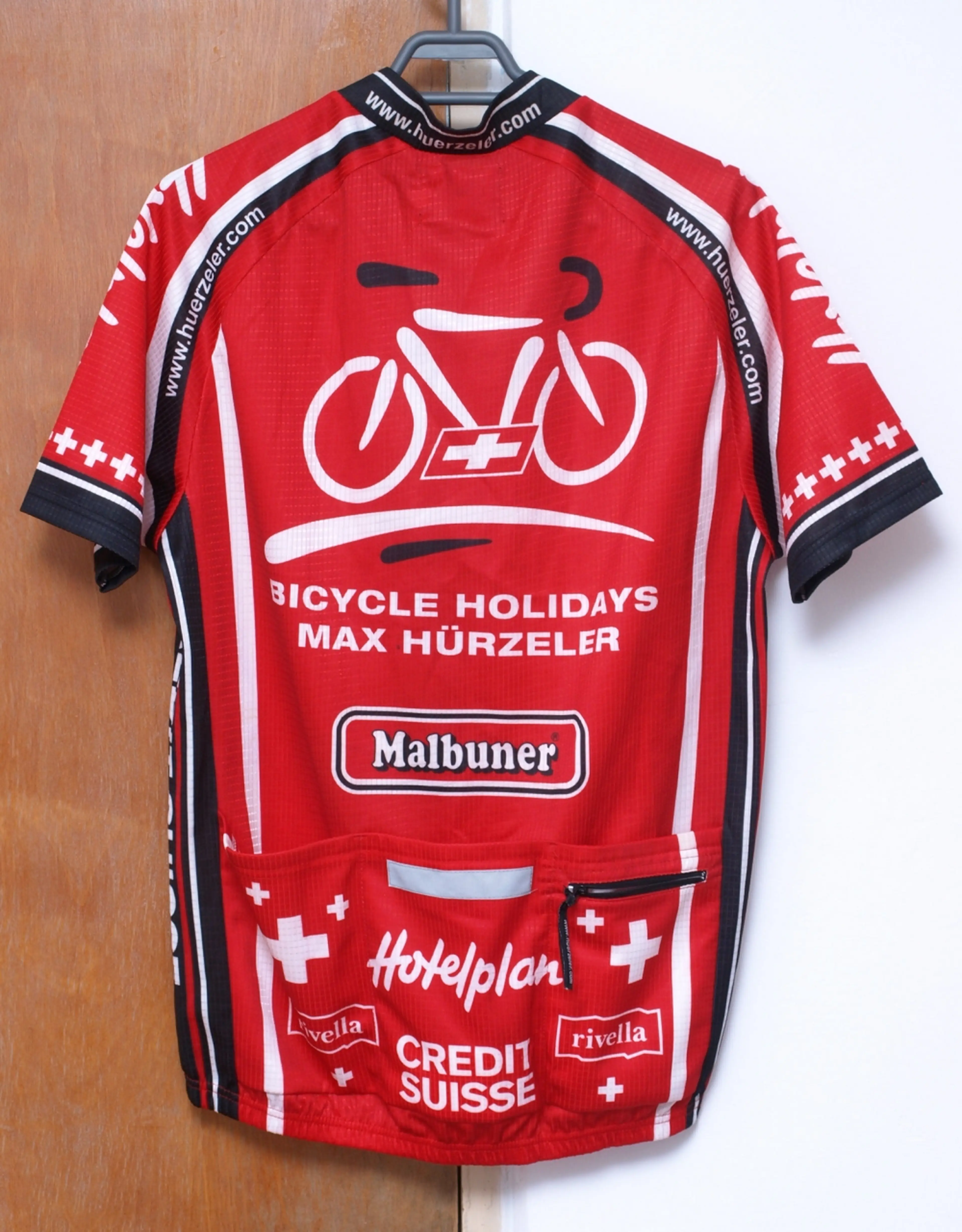 Image Tricou Bicycle Holidays L rosu