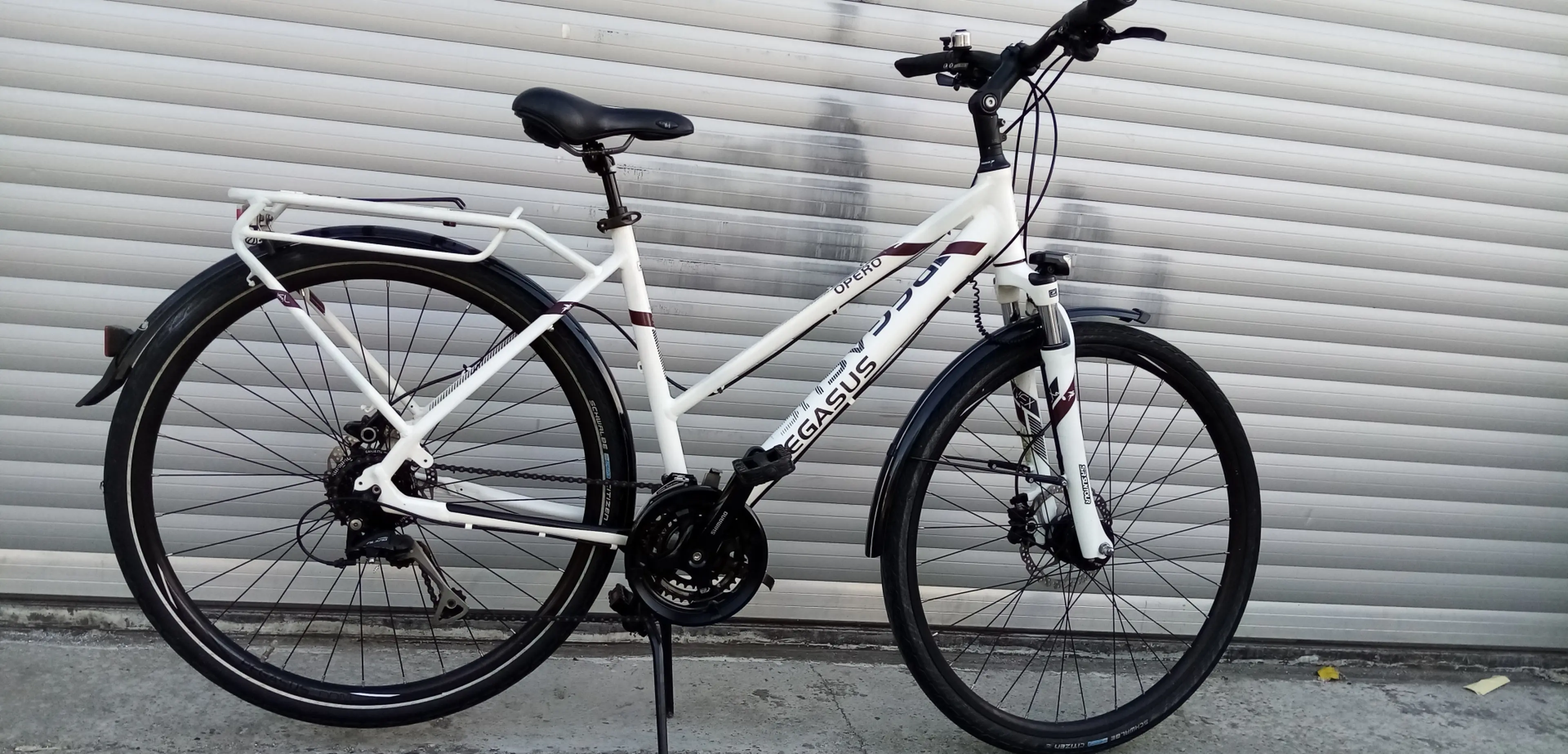Image Vand bicicleta dame aluminiu PEGASUS cu fr pe disc hidraulica