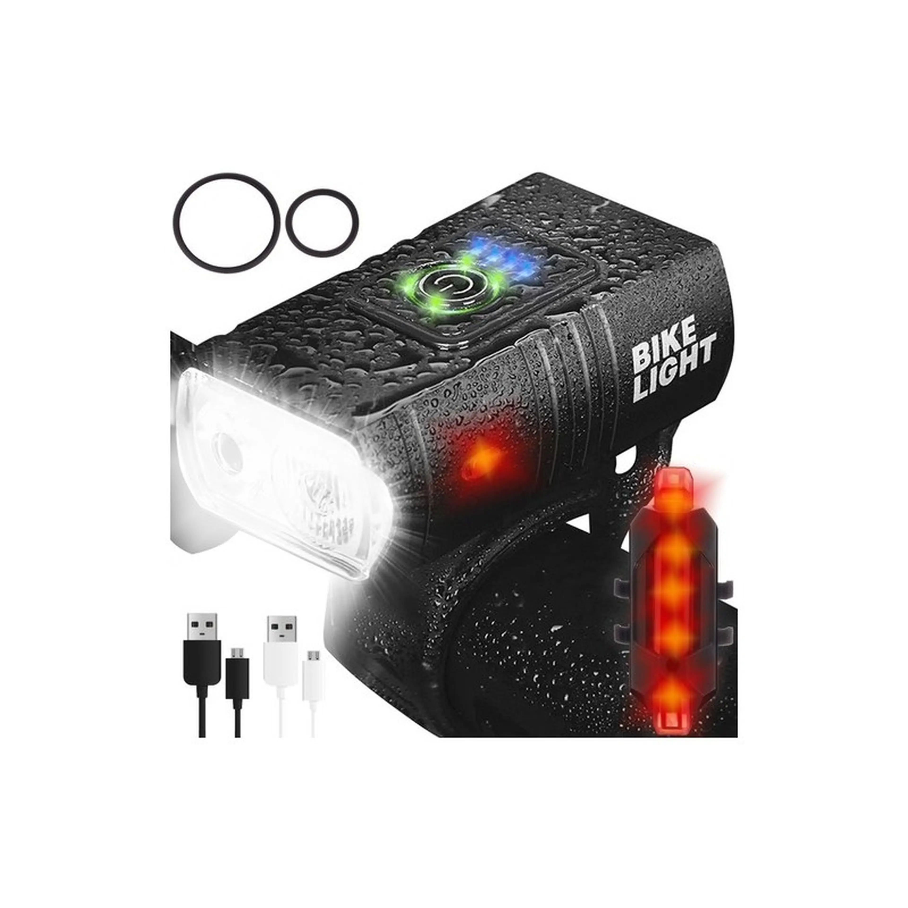 4. Lanterna, stop pentru bicicleta, LED T6, incarcare micro USB