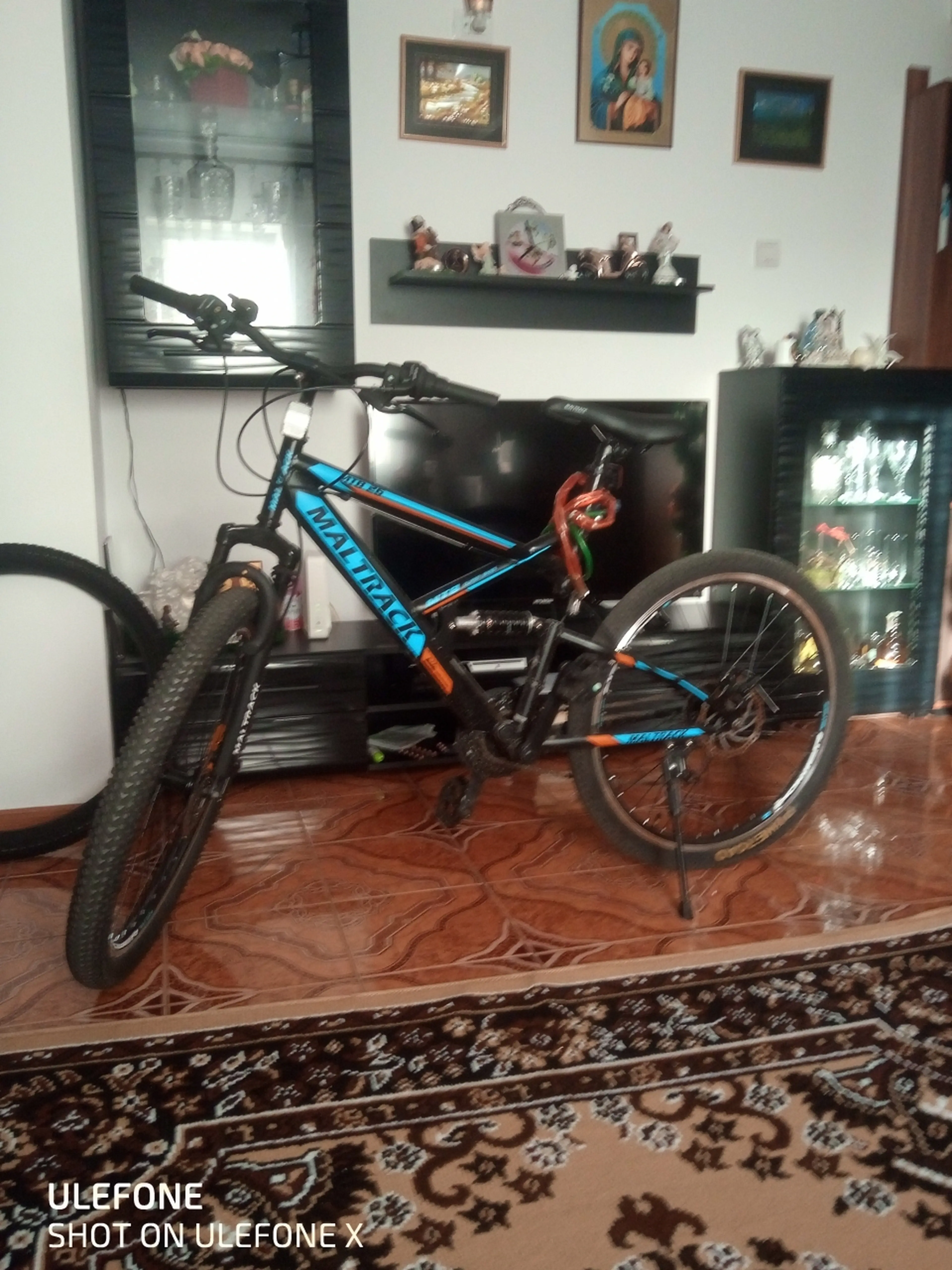5. Bicicleta MalTrack MTB 26” Target black-blue-orange Mountain Bike