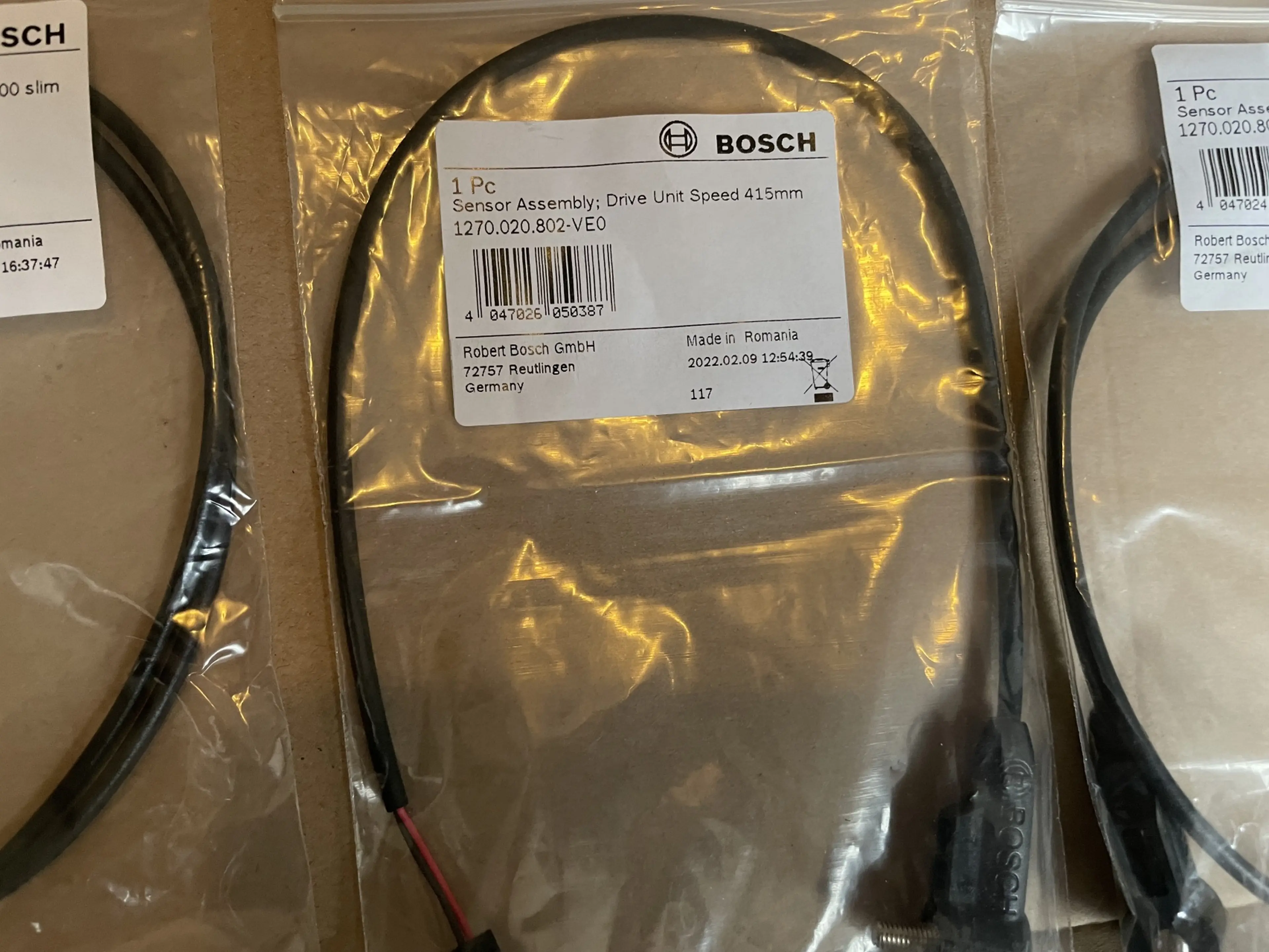 1. Senzor viteza Bosch 415 mm, bicicleta electrica