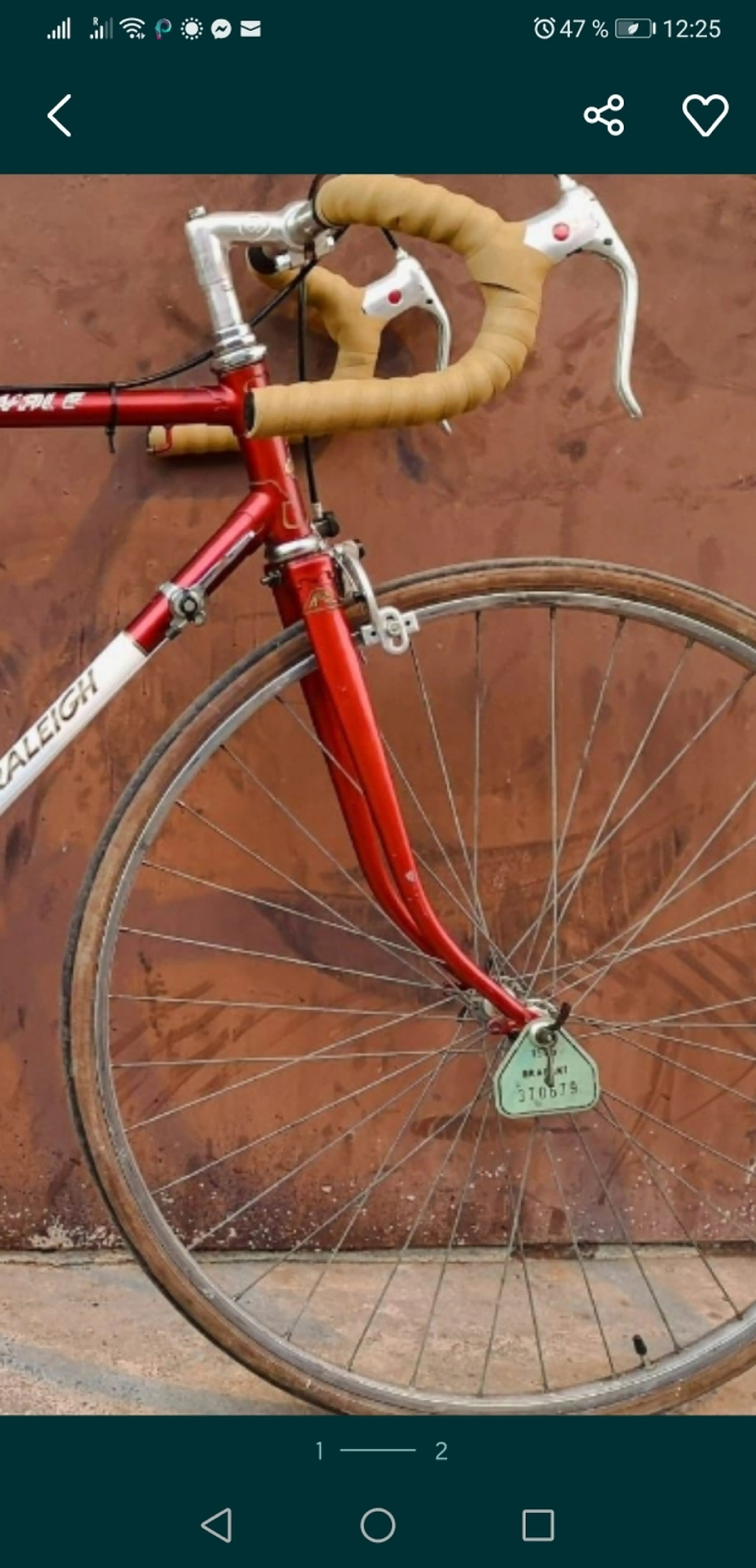 2. Bicicleta cursiera clasica Raleigh englezeasca vintage