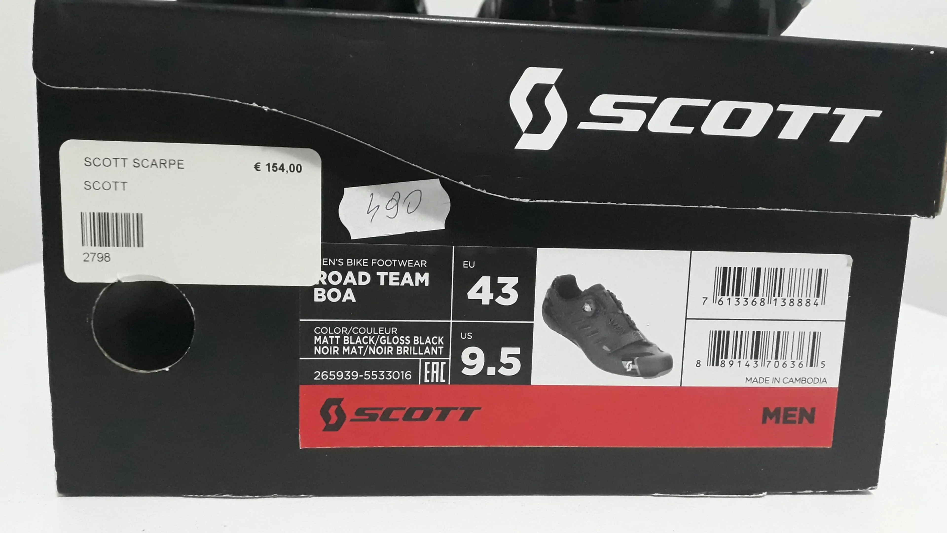 6. Pantofi ciclism Scott Road Team Boa 42, 43