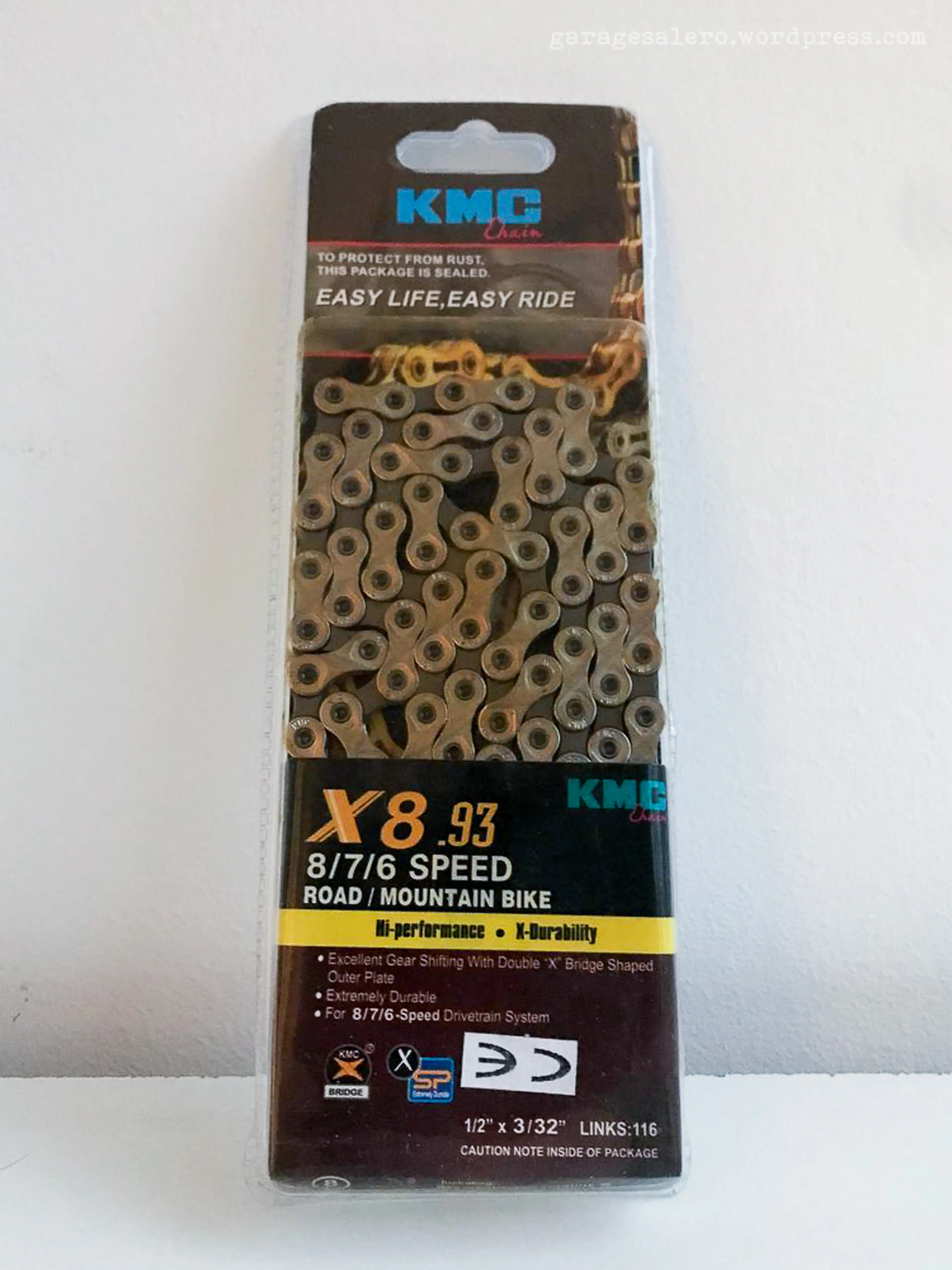 Image Lant bicicleta KMC X8.93 6 7 8 viteze nou + quick link