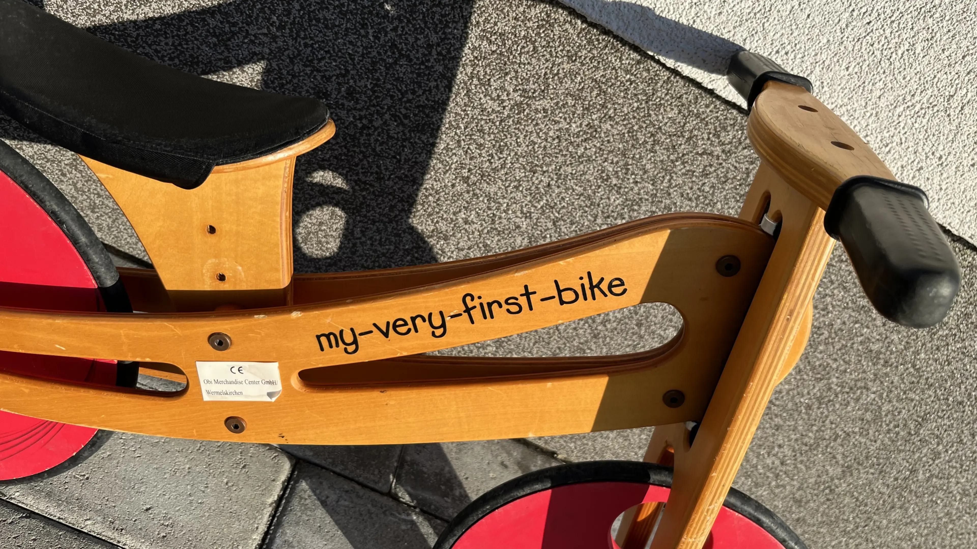 7. Bicicleta copii , lemn , prima bicicleta , model fara pedale