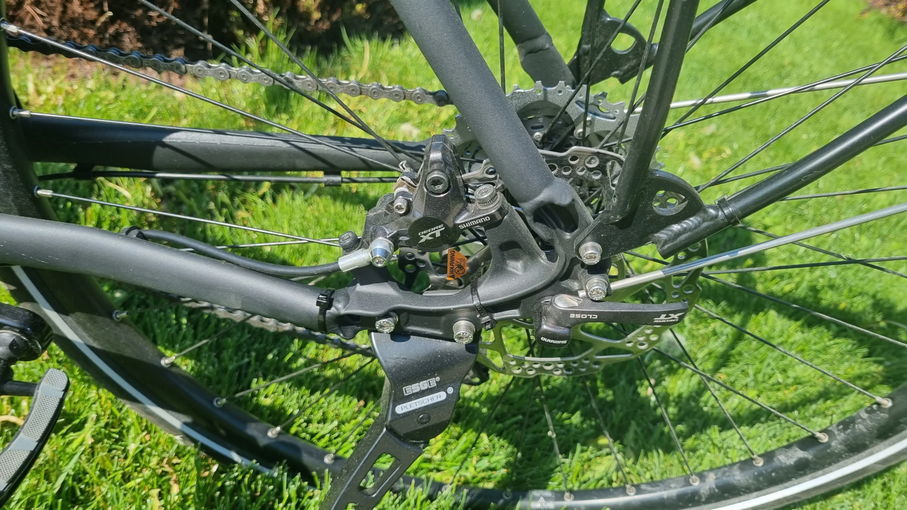 4. Bicicleta de ture/ oras Rabeneick TS8, Shimano XT, marime 52cm