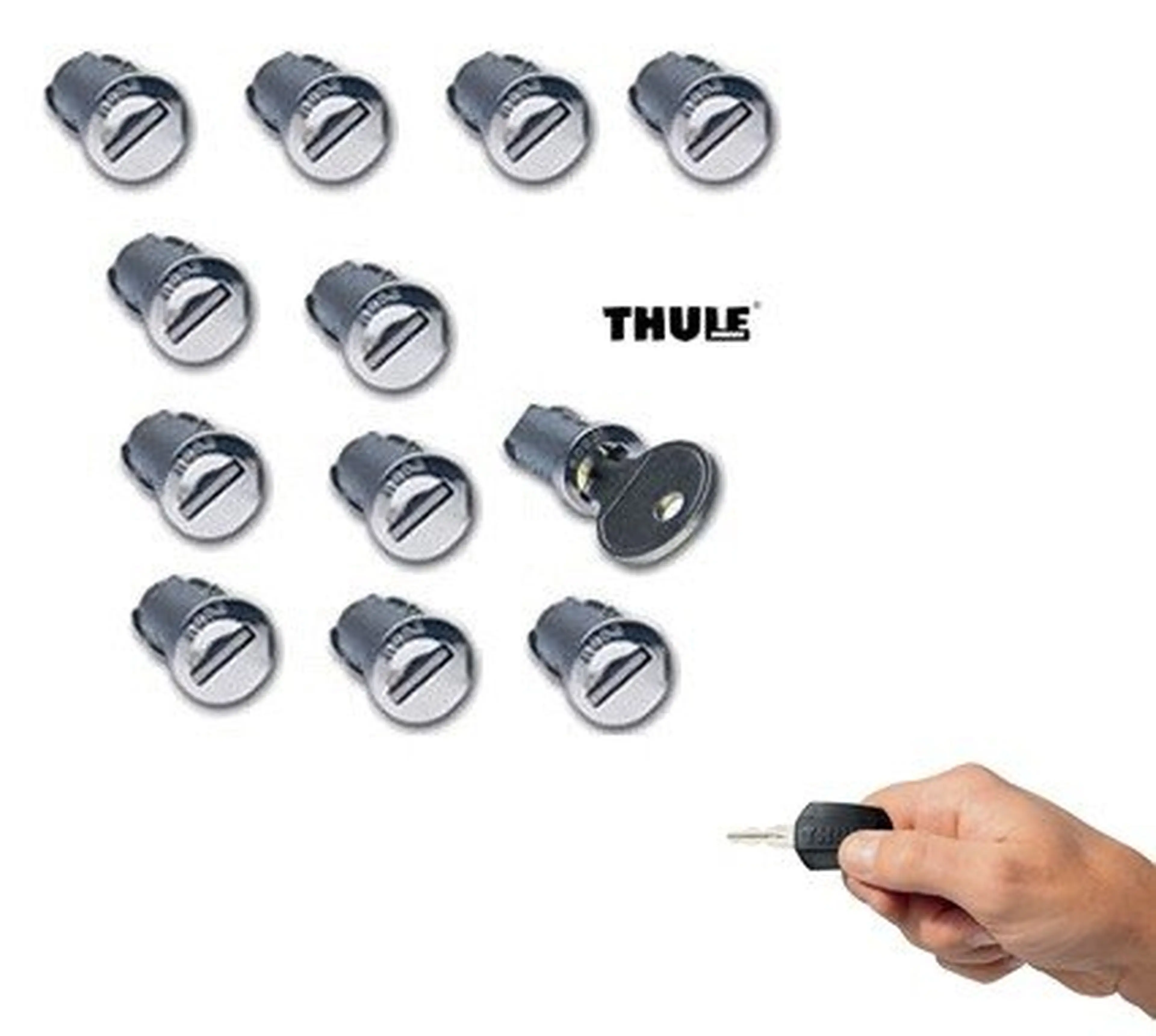2. Thule One Key System 6 butuci / 2 chei + Master key