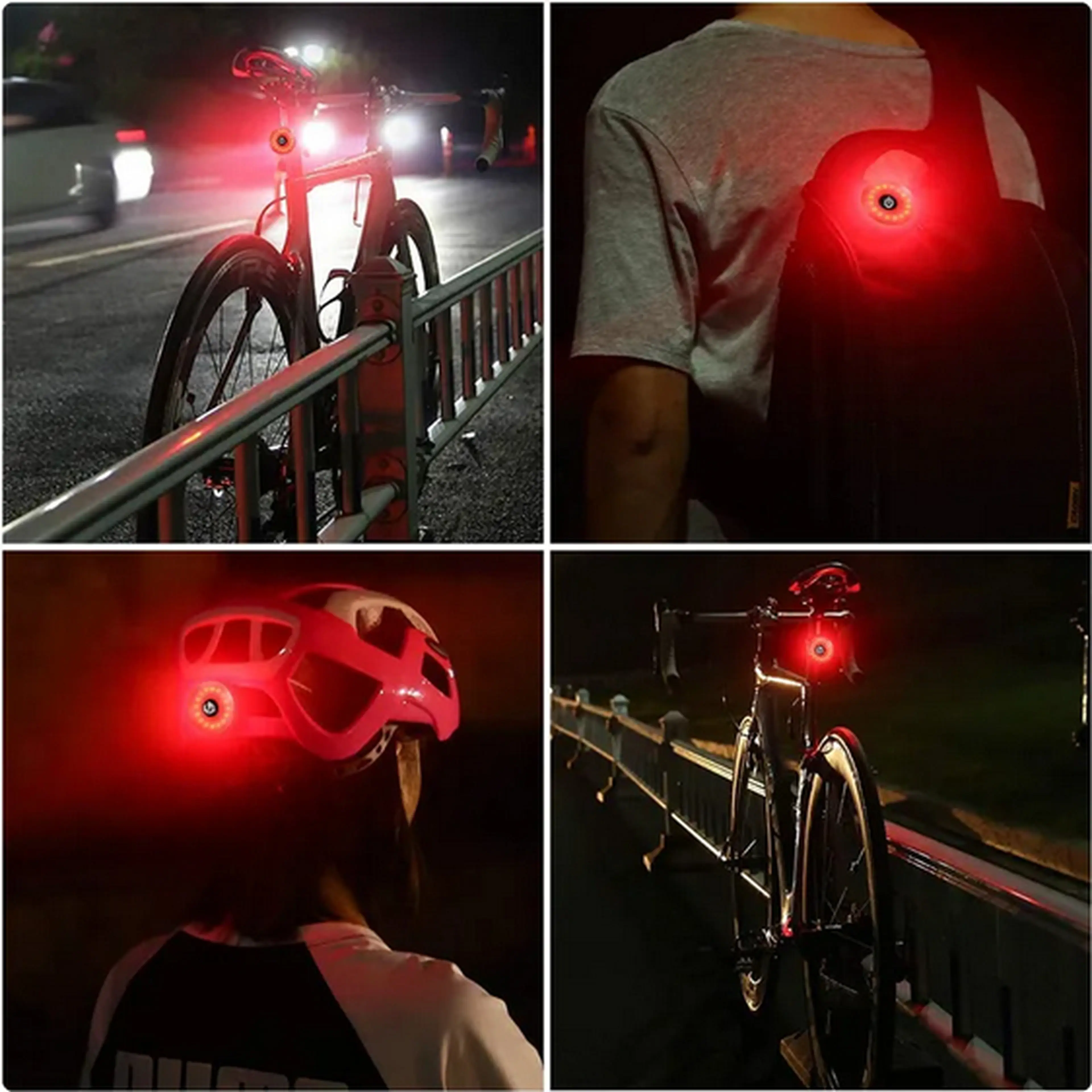 2. Lumina stop bicicleta reincarcabila USB