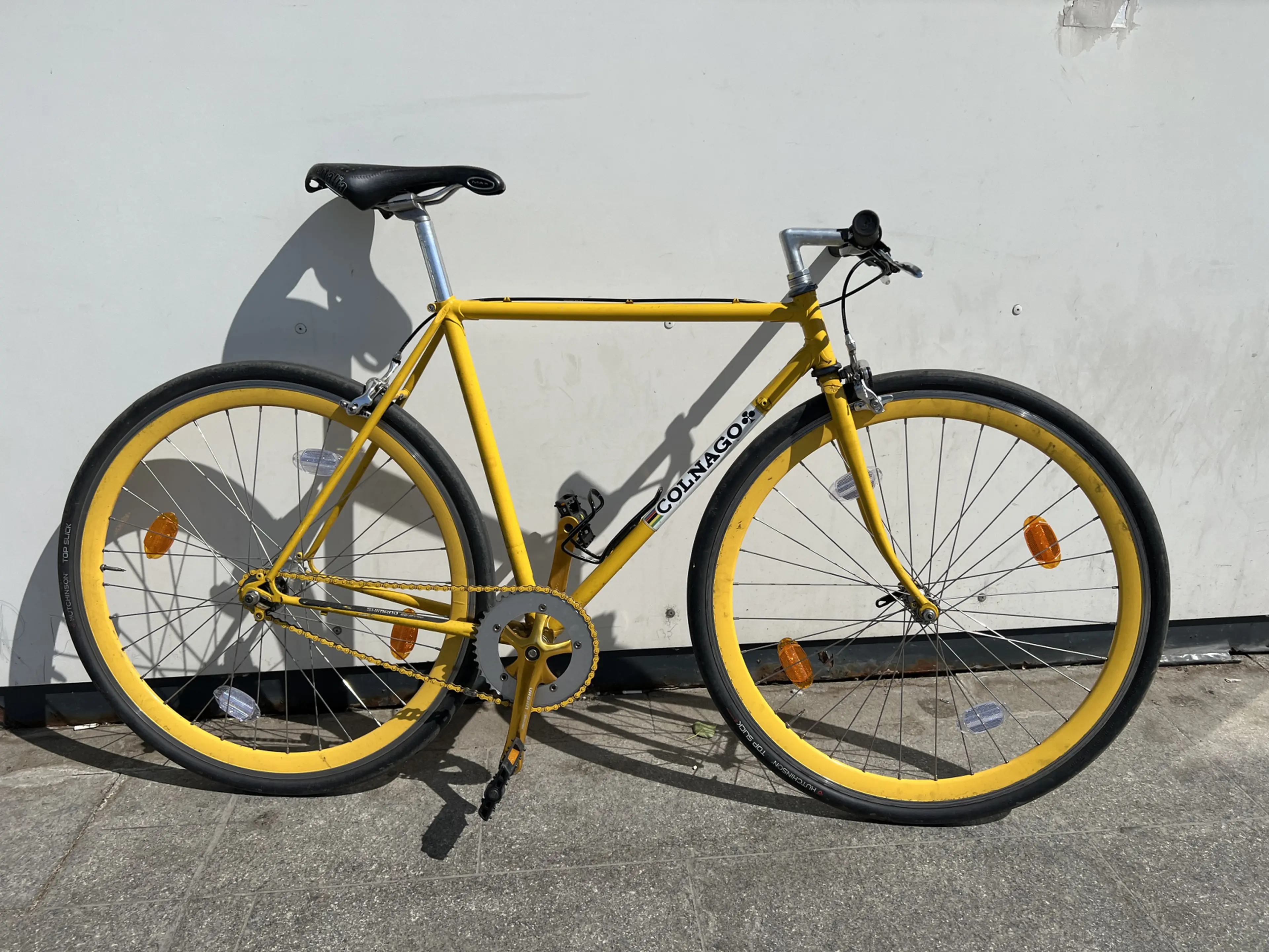 1. Bicicleta single speed/ fixie oțel BERNARD CARRE COLUMBUS