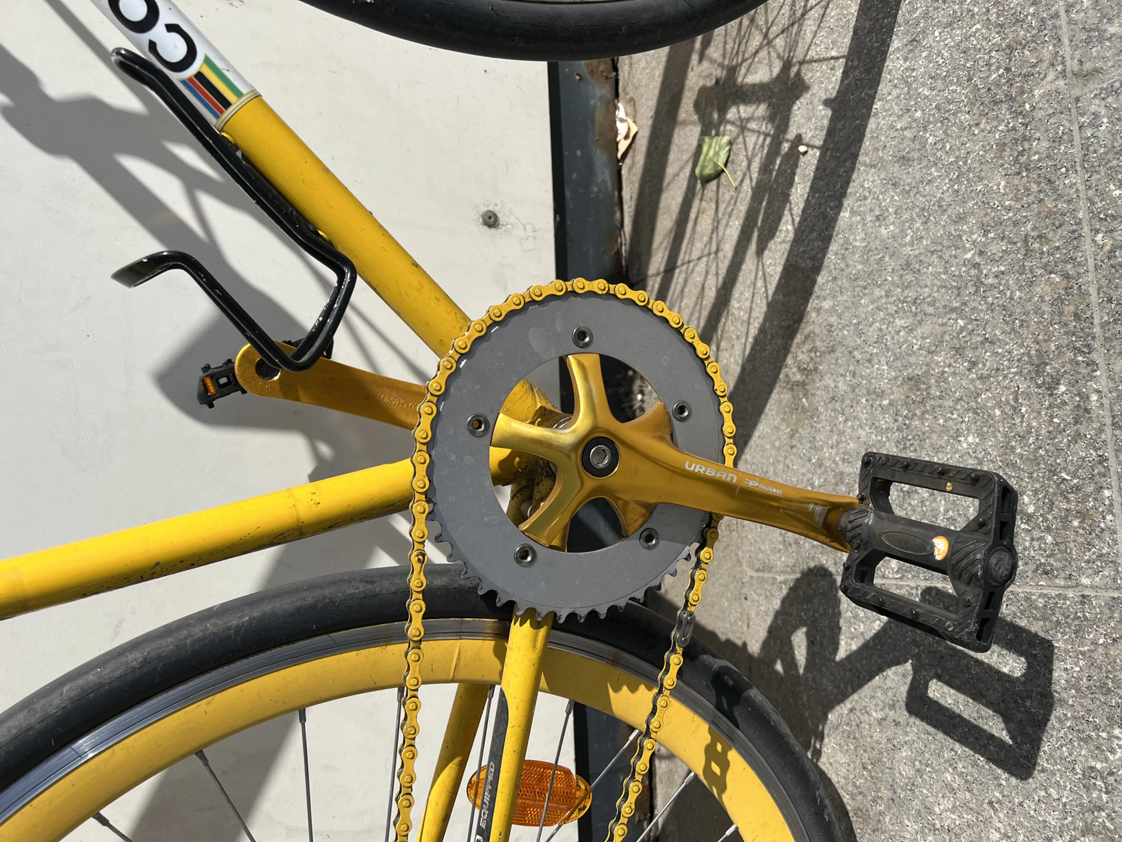 2. Bicicleta single speed/ fixie oțel BERNARD CARRE COLUMBUS