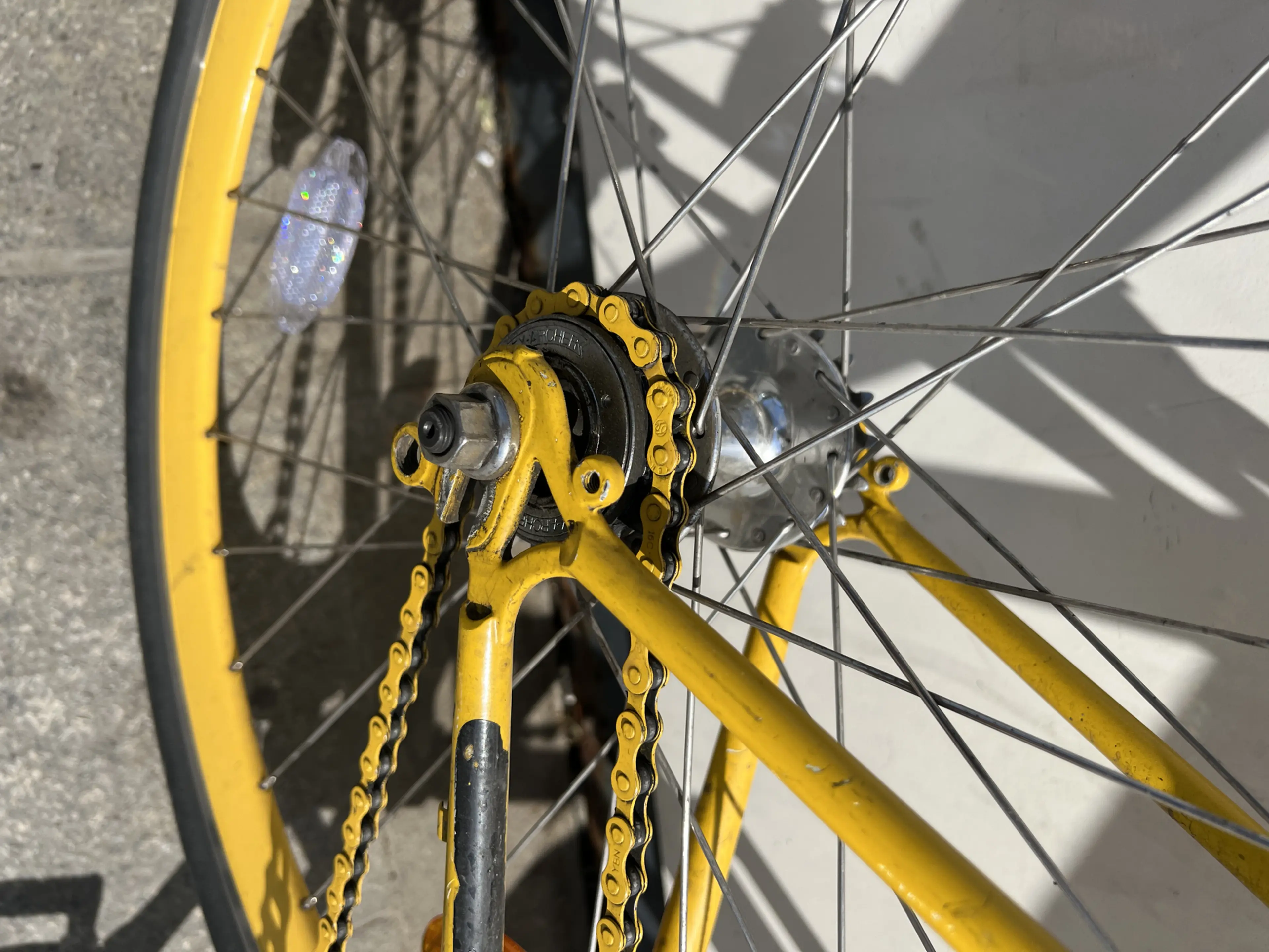 3. Bicicleta single speed/ fixie oțel BERNARD CARRE COLUMBUS