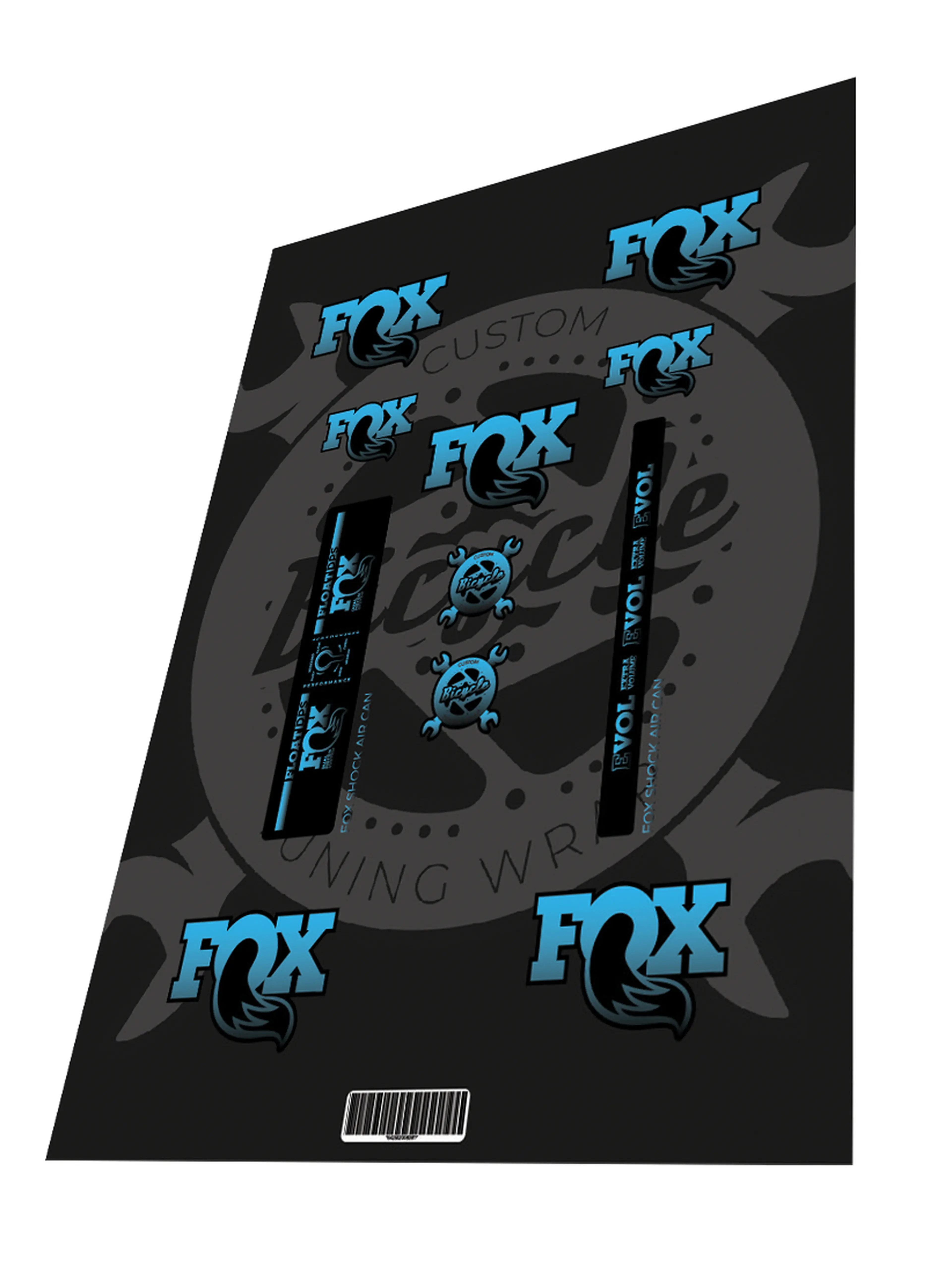 Image Stickere Fox Float DPS 2018 Performance Gradient Blue