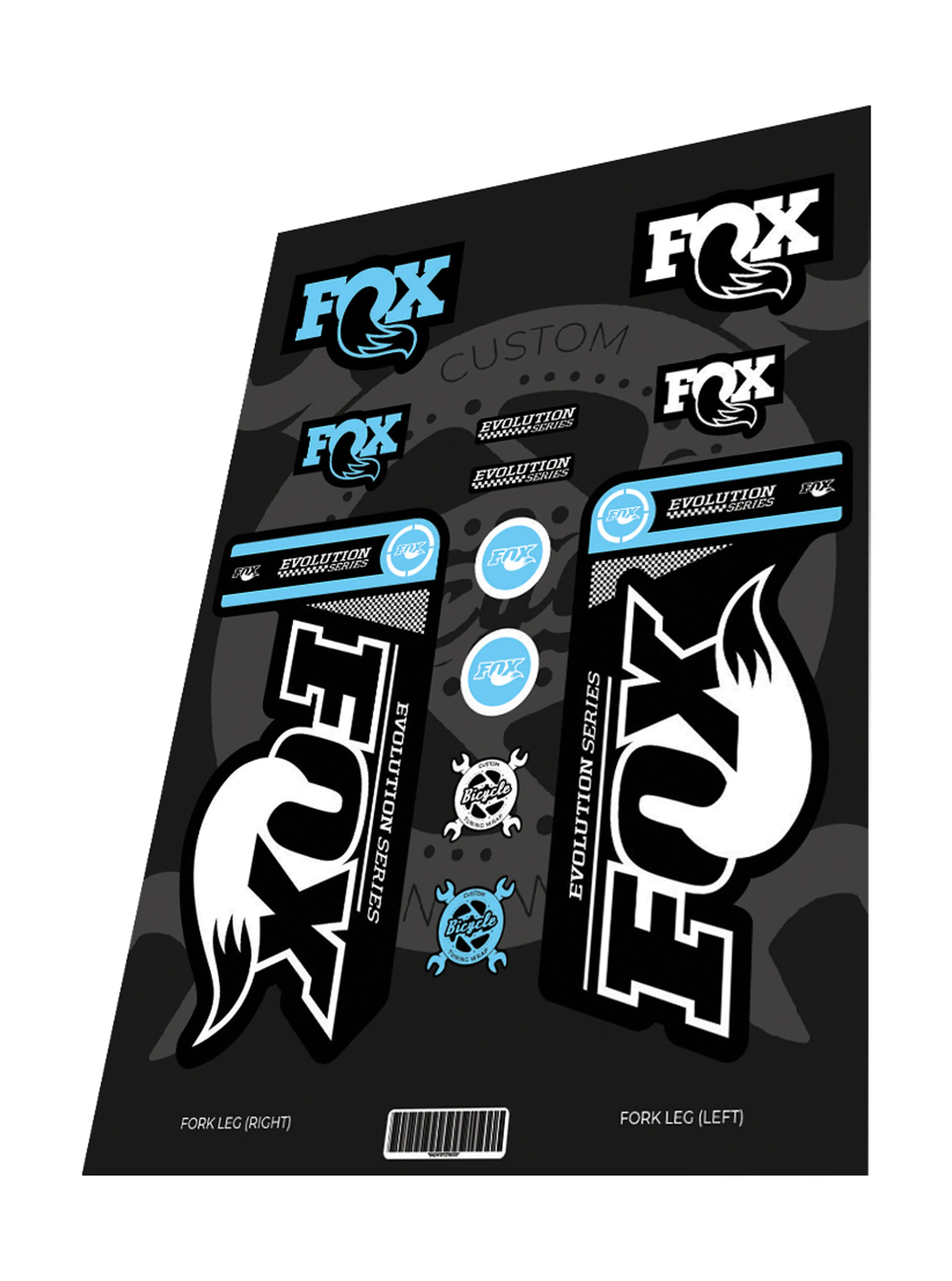 1. Stickere Fox Evolution Series 2014 OEM