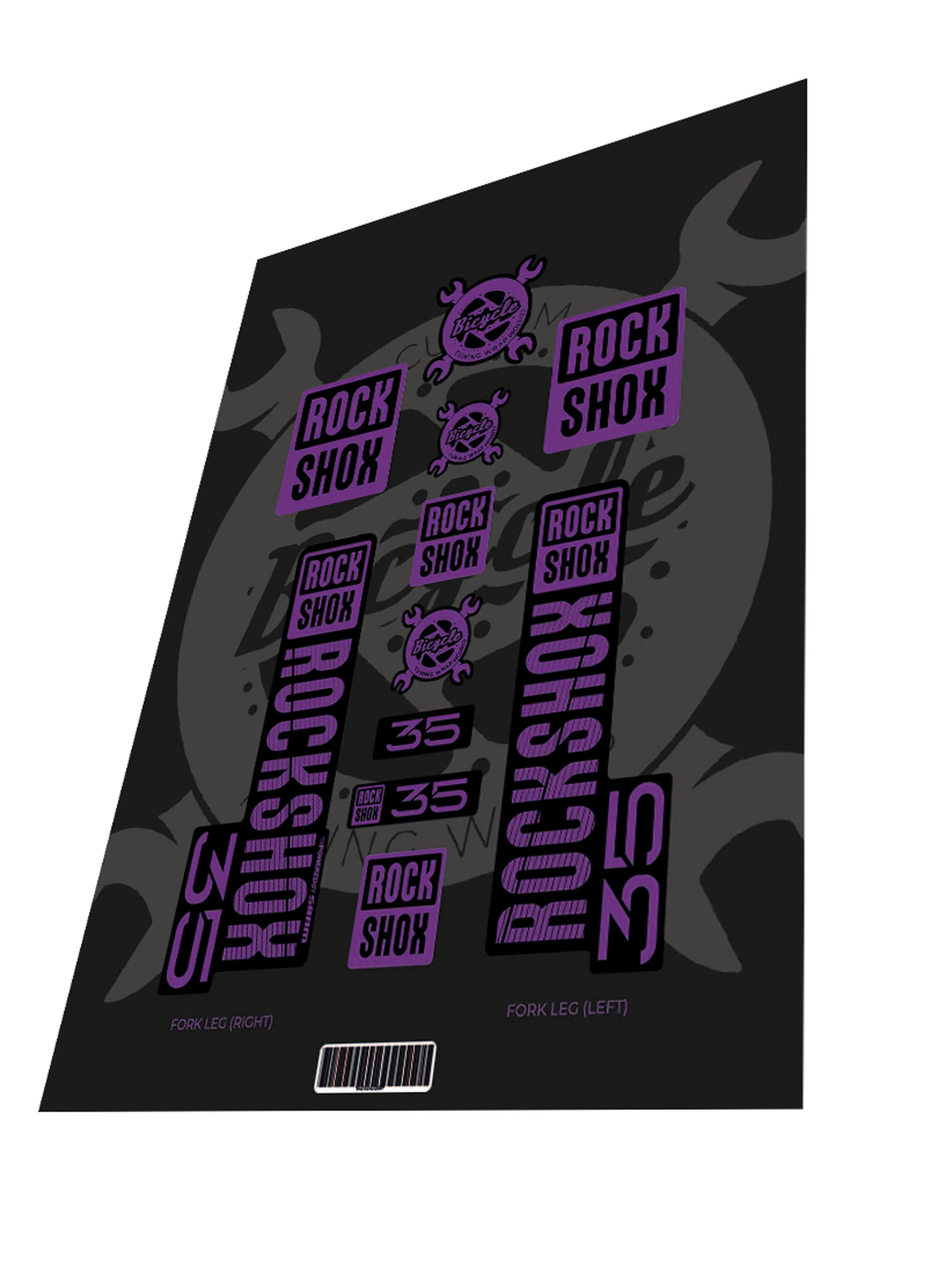Image Stickere Rockshox 35 Dark Purple 2020