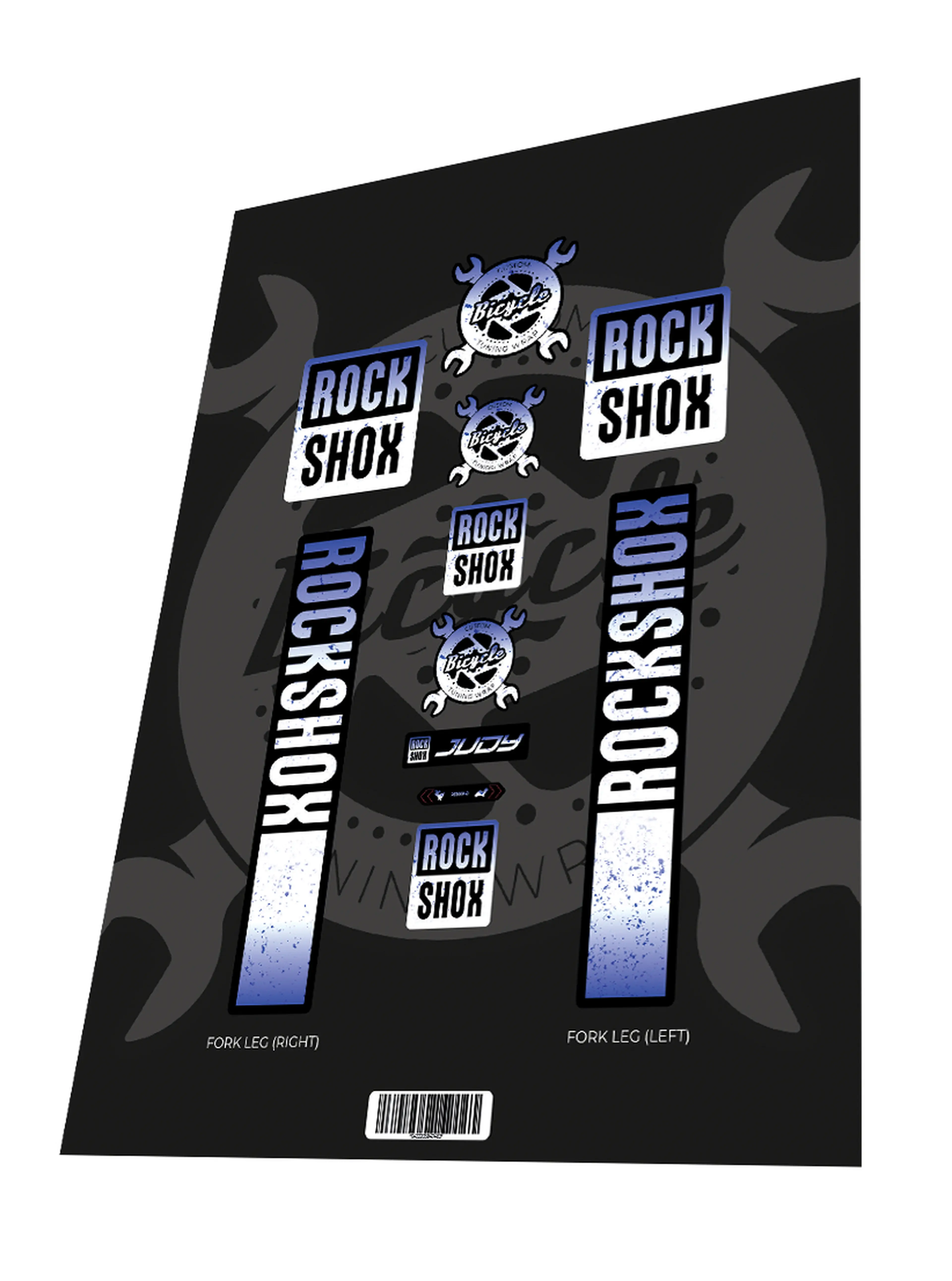 Image Stickere Rockshox Judy Black Purple Particles 2023