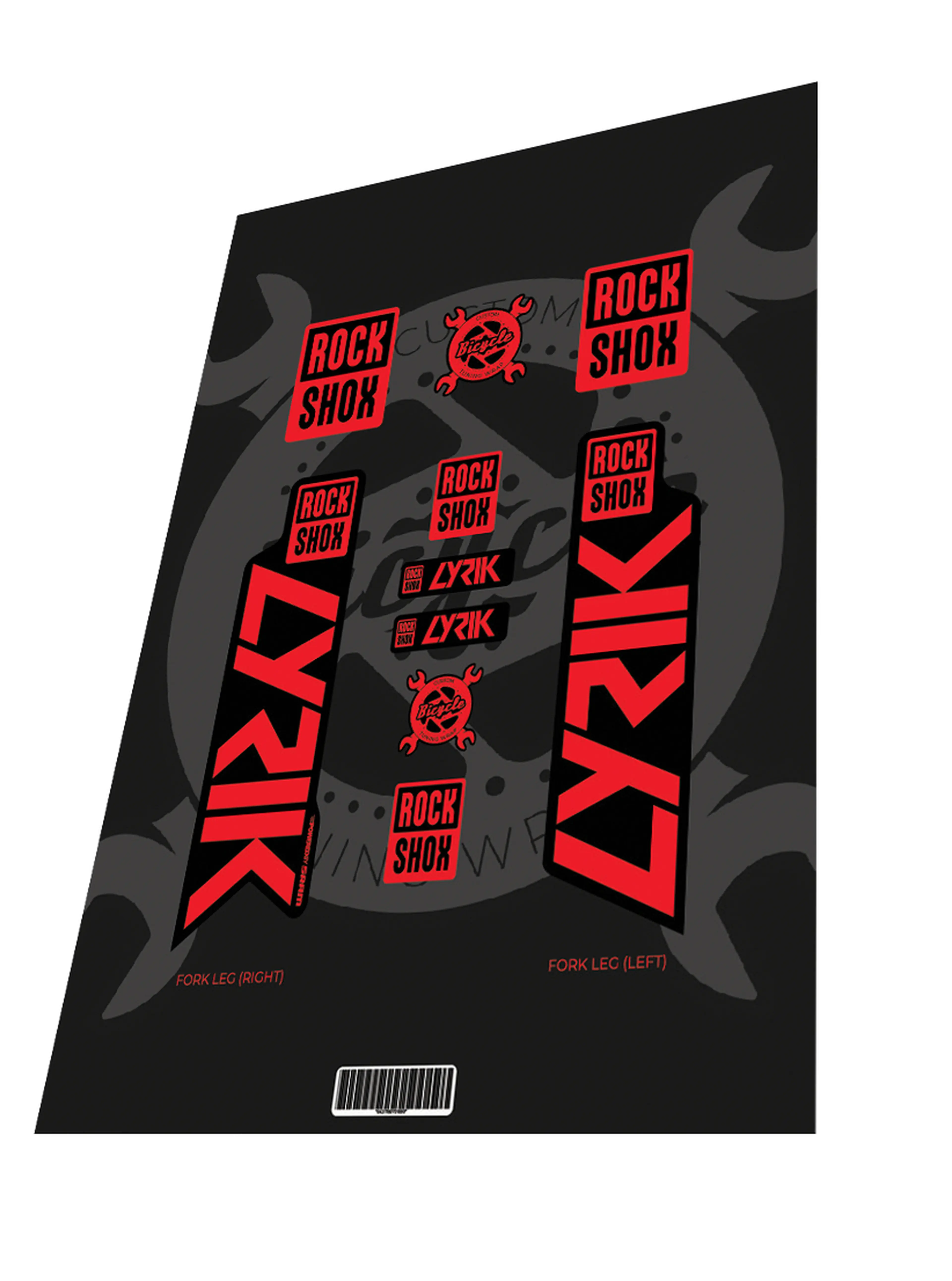 Image Stickere Rockshox Lyrik Fire Red 2019