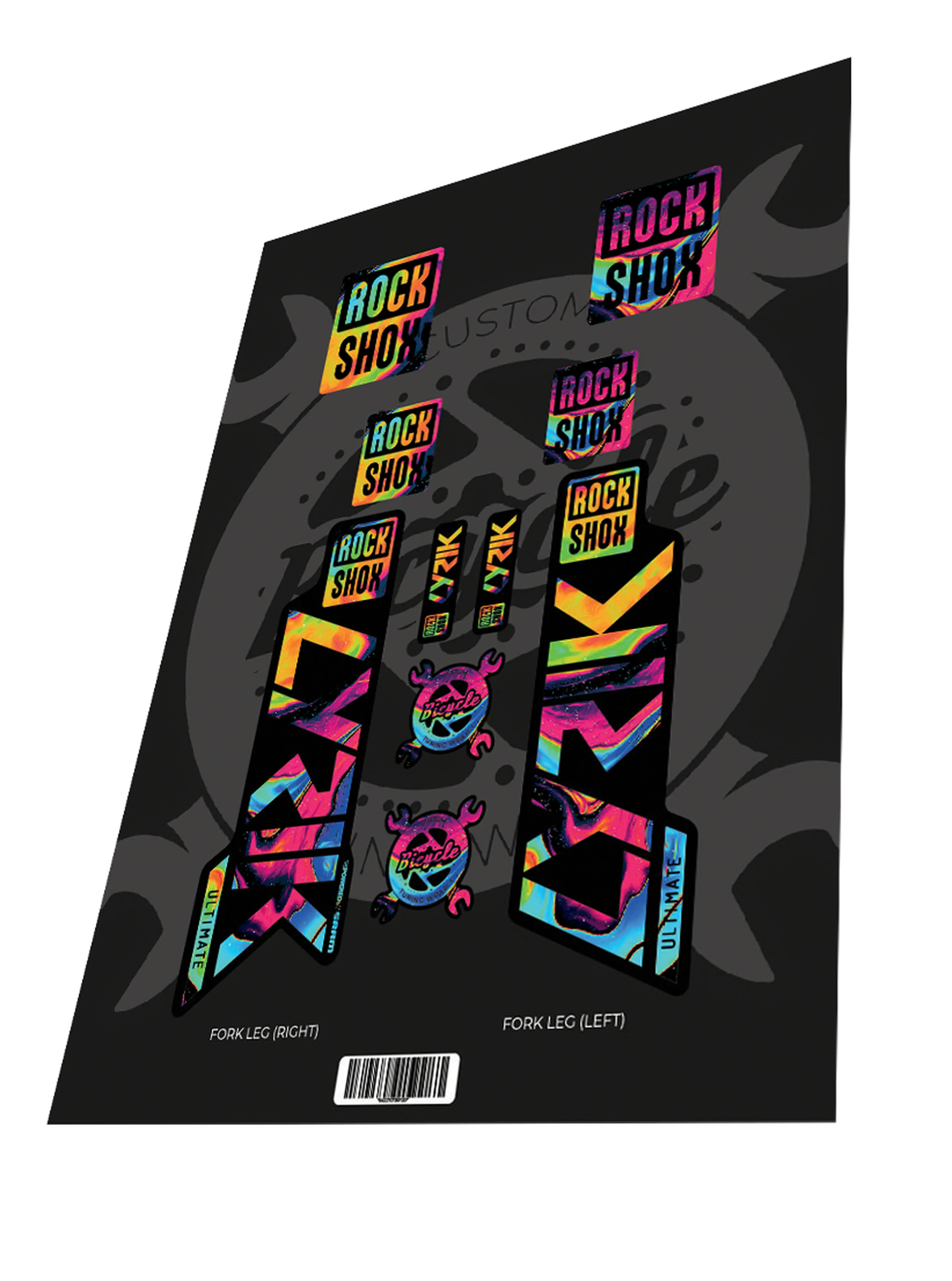 1. Stickere Rockshox Lyrik Ultimate Vivid Colors 2021