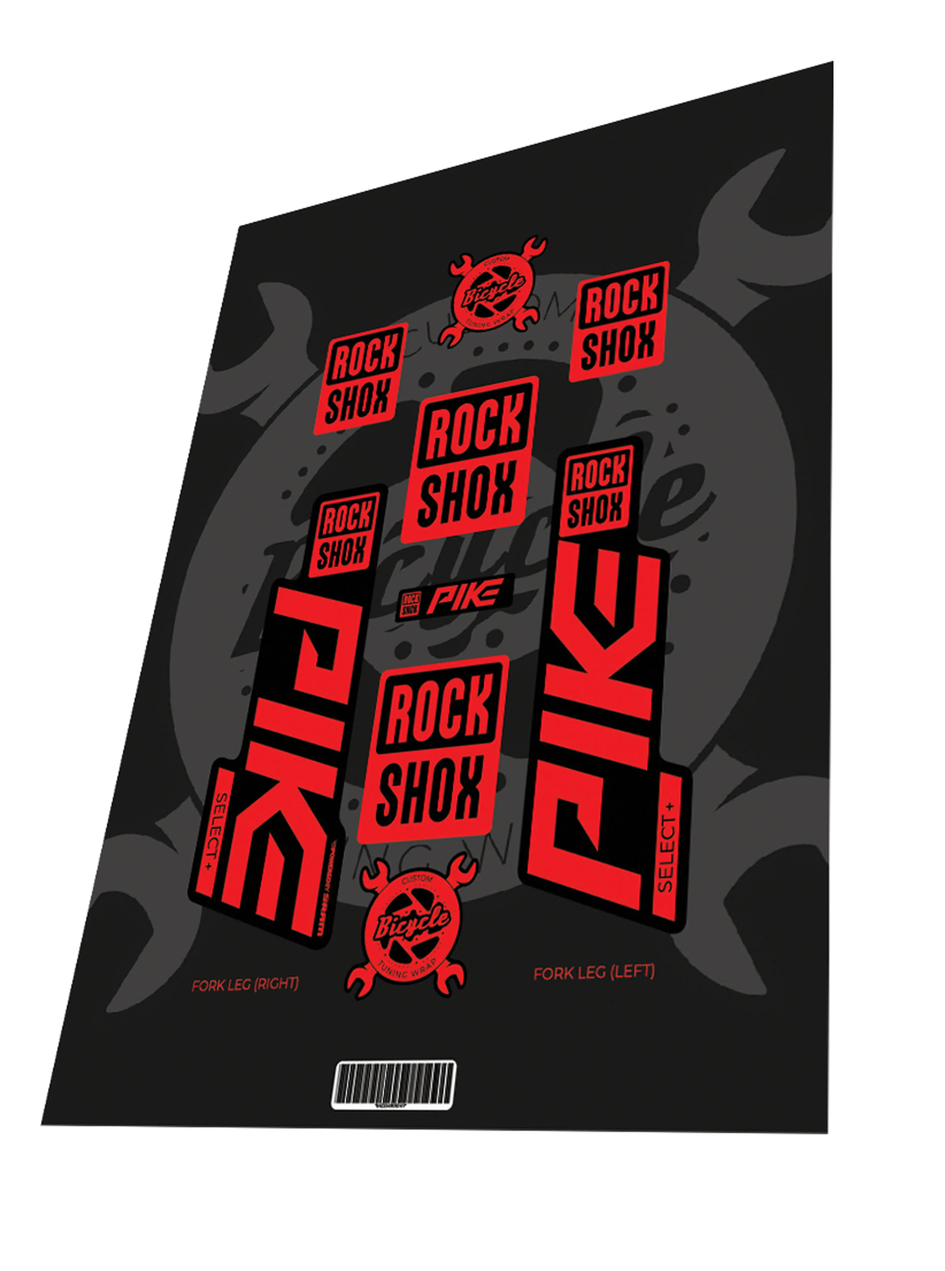 Image Stickere Rockshox Pike Select Plus Red Black 2021
