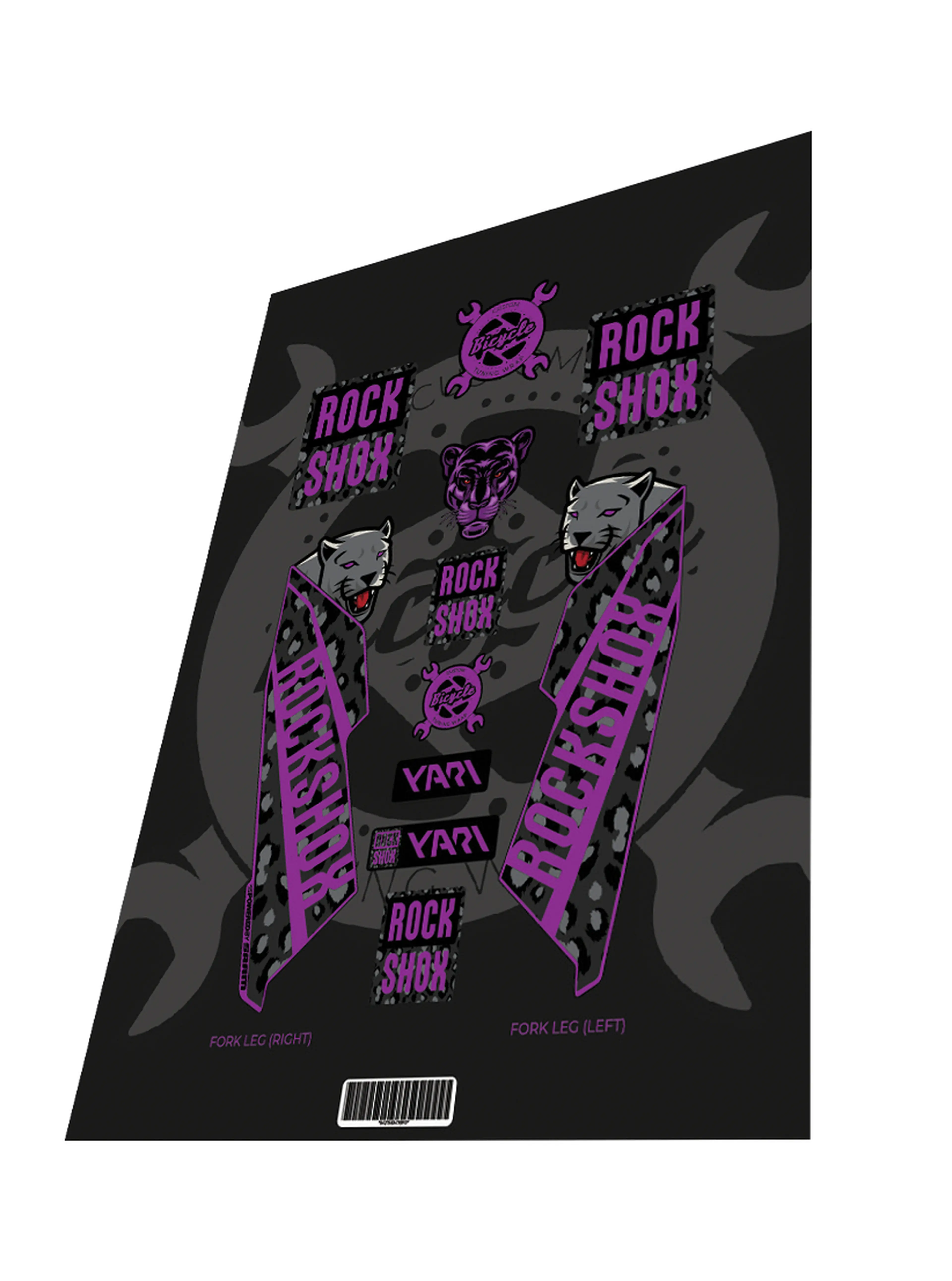Image Stickere Rockshox Yari Purple Panther 2017