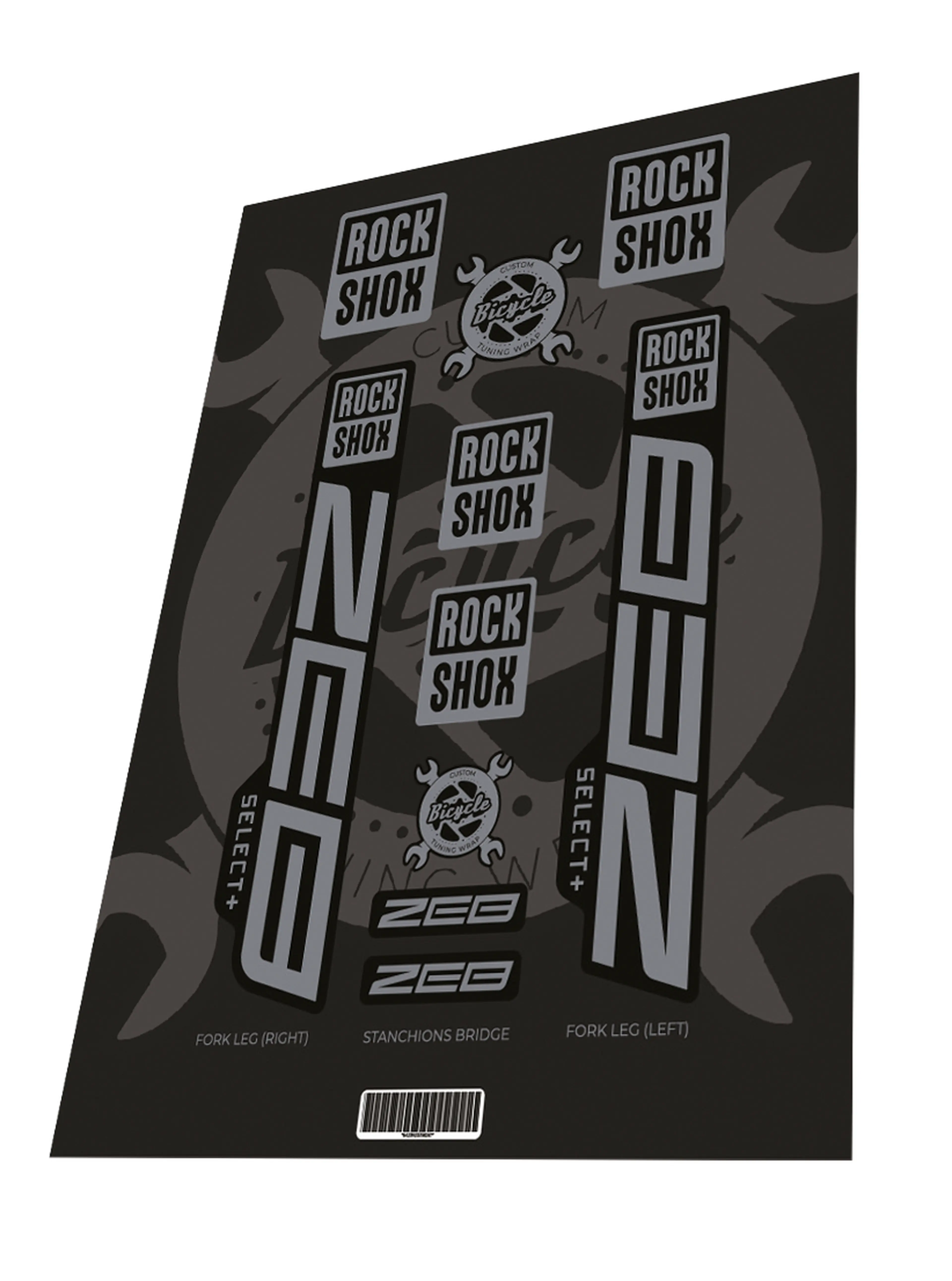 Image Stickere Rockshox Zeb Select Plus 2022 Black Grey
