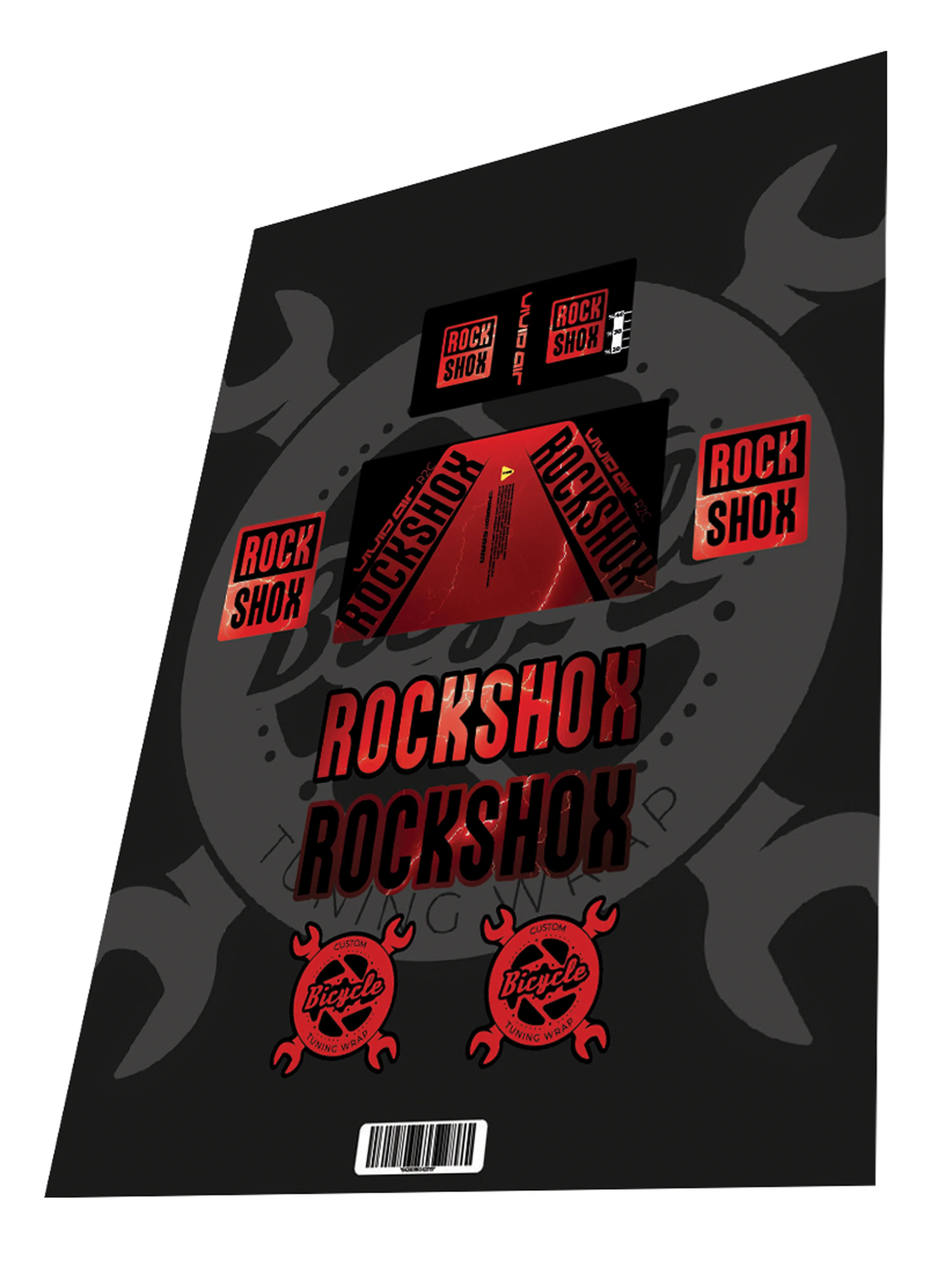 Image Stickere Rockshox Vivid R2C AIR Thunder Red Black 2016
